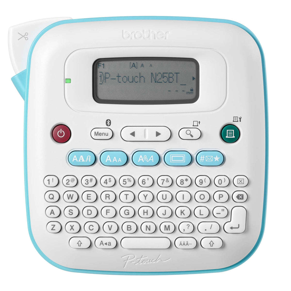 Brother P-Touch Pt-N25Bt Personal Connected Label Maker, Bluetooth, Free Design&Print2 App, Portable, Handheld And Prints On P-T