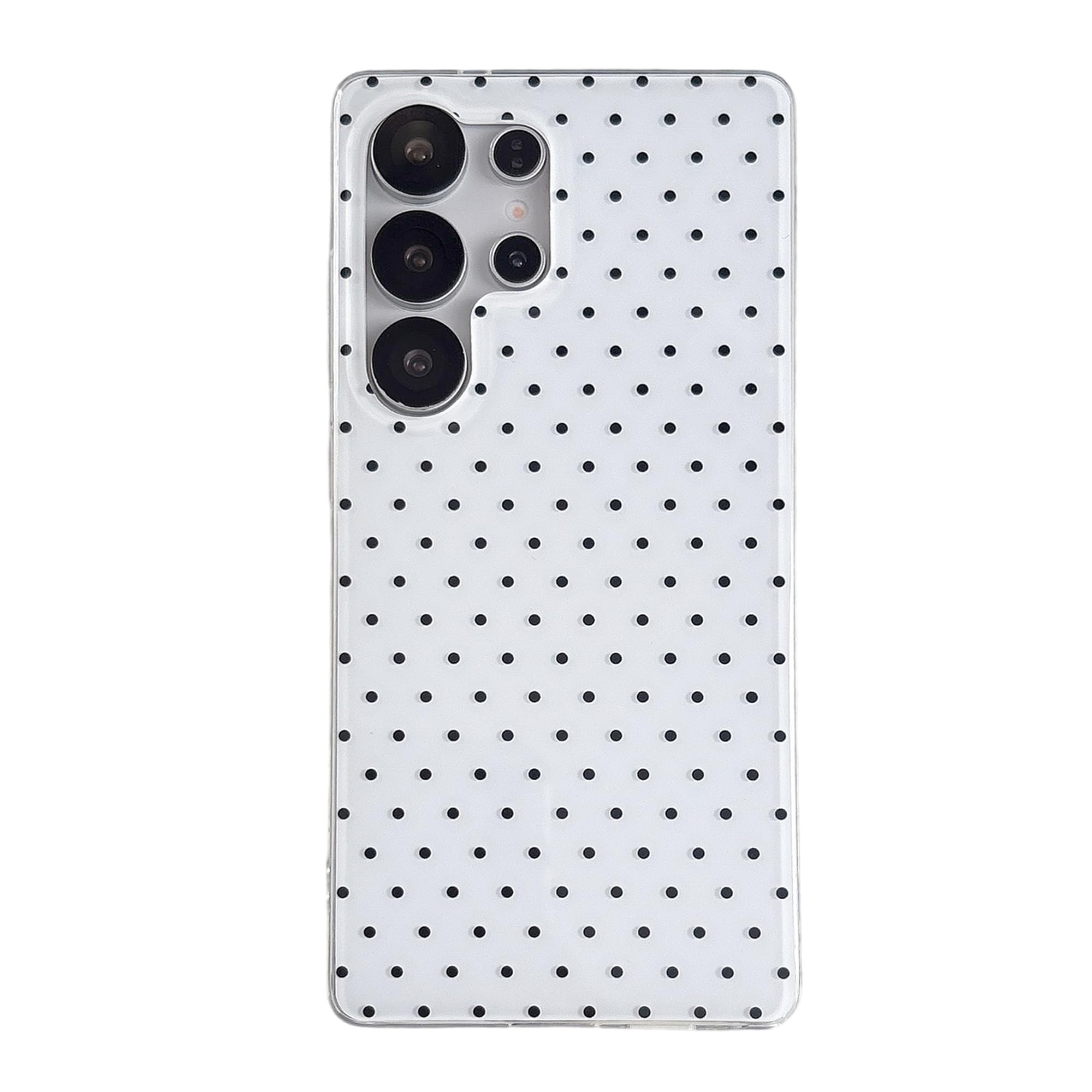 QLTYPRI Cute Phone Case for Samsung Galaxy S26 Ultra Case Polka Dot Fashion Aesthetic Design for Women Girls, Slim TPU Shockproo