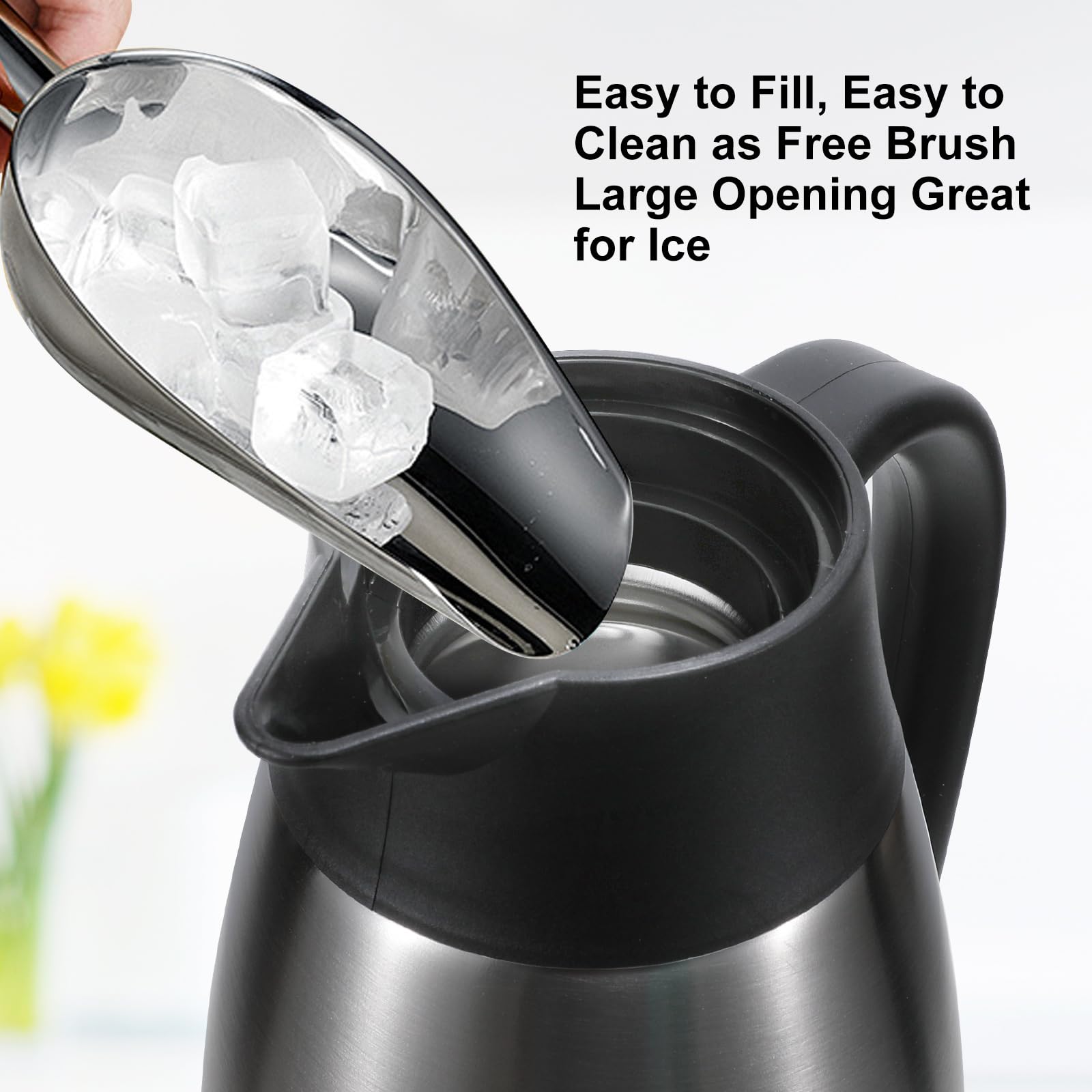 70 Oz Thermal Coffee Carafe, Updated Insulated Stainless Steel Coffee Carafes For Keeping Hot Coffee & Water Hot Beverage 12Hour