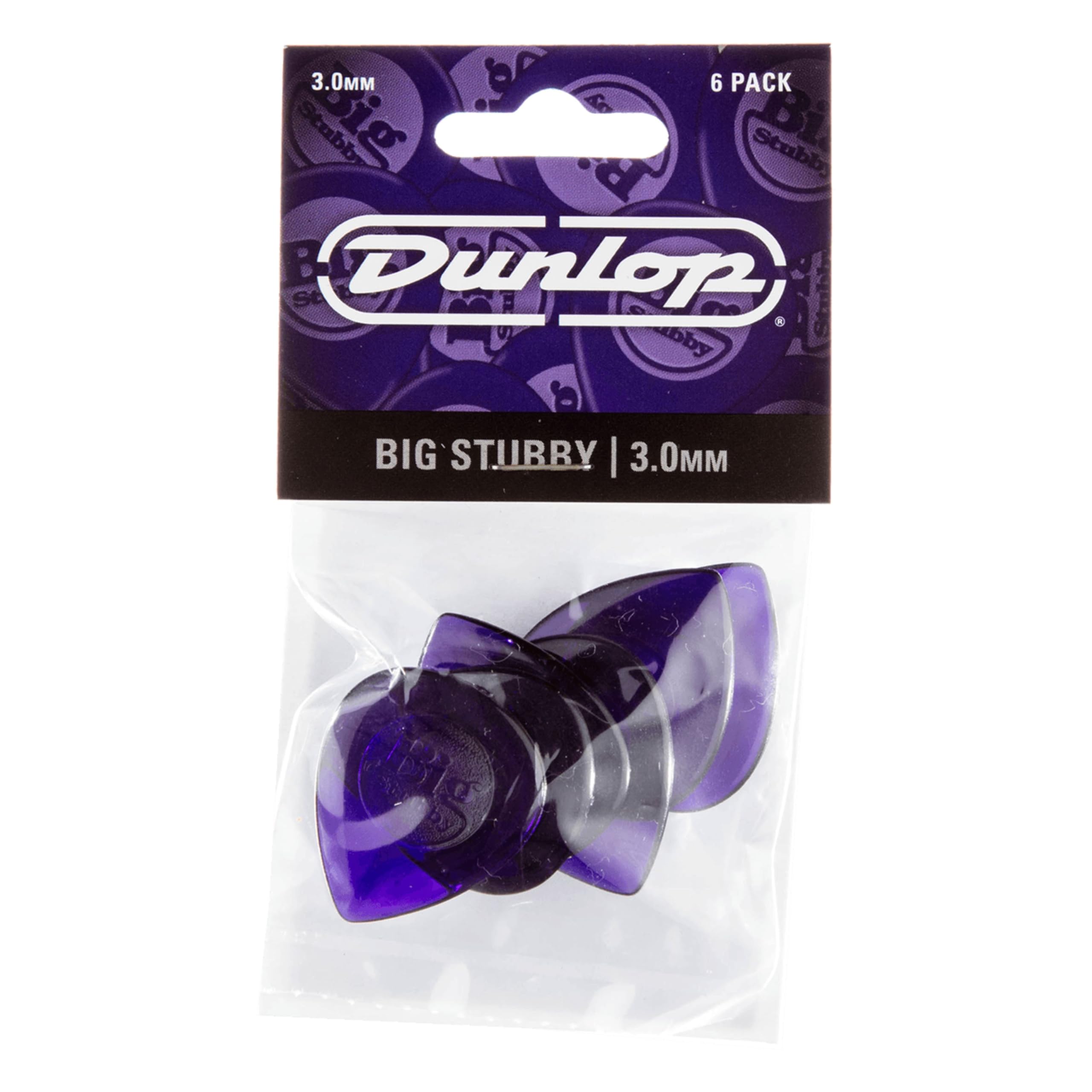 Dunlop Big Stubby Picks, 3.0Mm