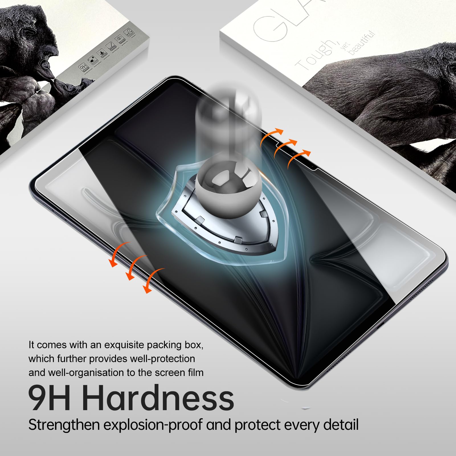 Privacy Screen Film Protector For Ipad Air 13 Inch 2024 6Th M2/ Ipad Pro 13 Inch 2024 7Th M4 , Scratch Resistant 9H Hardness Ipa