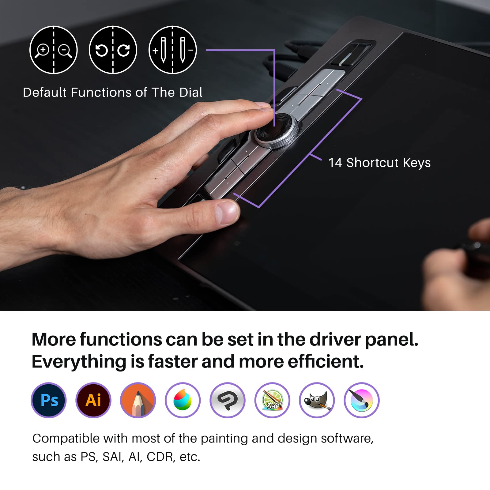 Artisul Sp1603 15.6 Inch Graphics Drawing Tablet With Screen Full Laminated Drawing Pen Display Drawing Monitor Compatible With