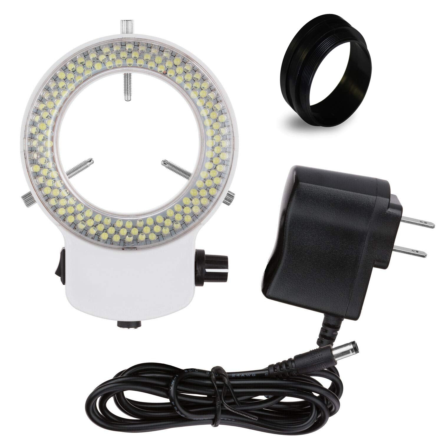 Vision Scientific Vmlifr 09W White Adjustable 144 Led Ring Light Illuminator For Stereo Microscope