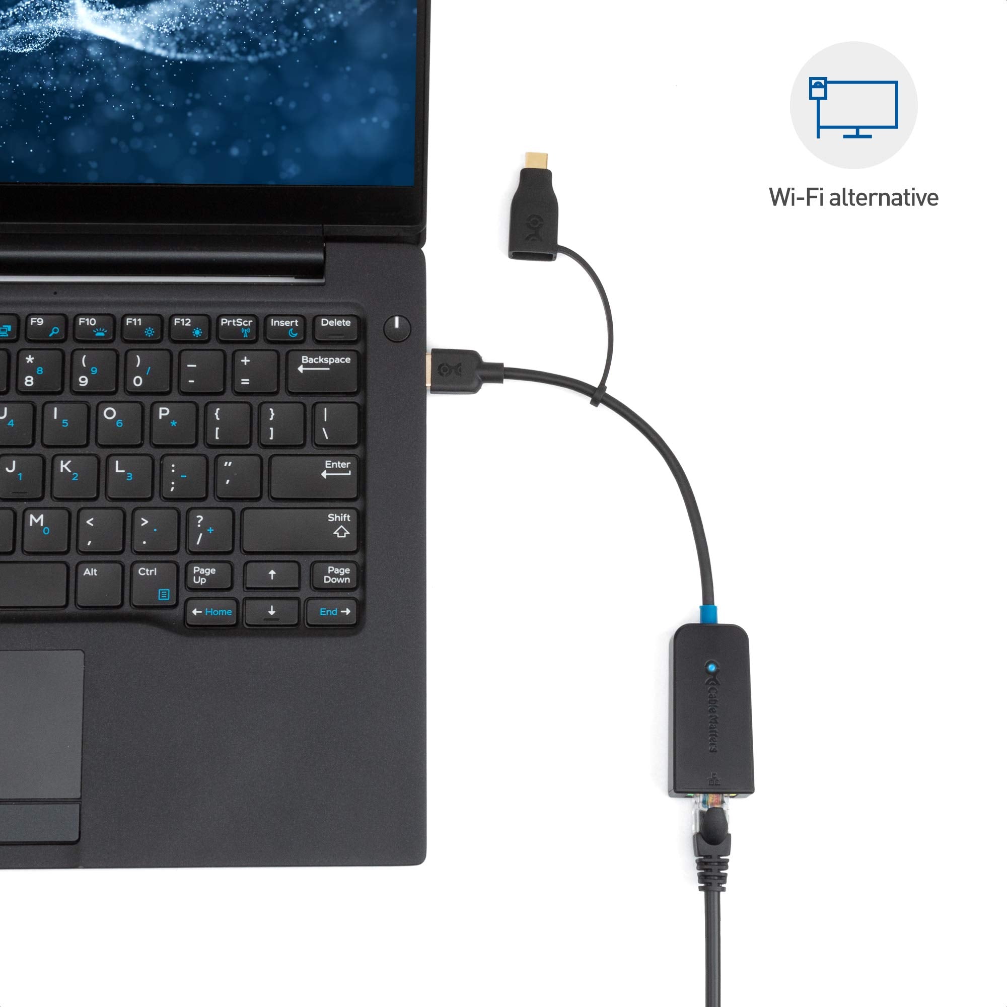 Cable Matters Usb C To 2.5 Gigabit Ethernet Adapter, Usb To 2.5 Gigabit Ethernet Adapter, Not Compatible With M2 Macs (2.5G Ethe