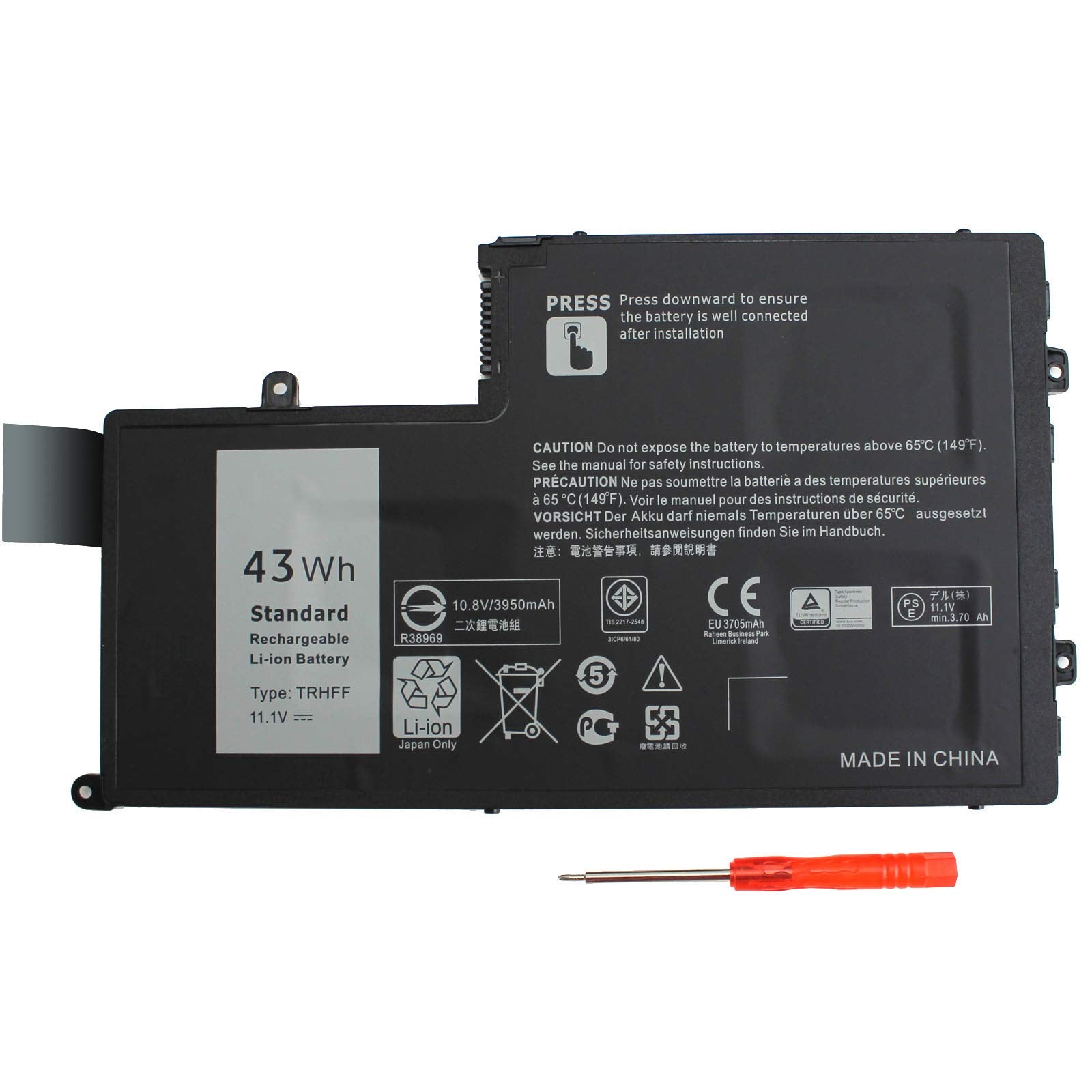 Trhff P39F P49G Notebook Battery For Dell Inspiron 14 15 5000 15 5547 5547 5548 5545 5542 5447 5445 5448 Dfvyn P39F 58Dp4 Vvmkc