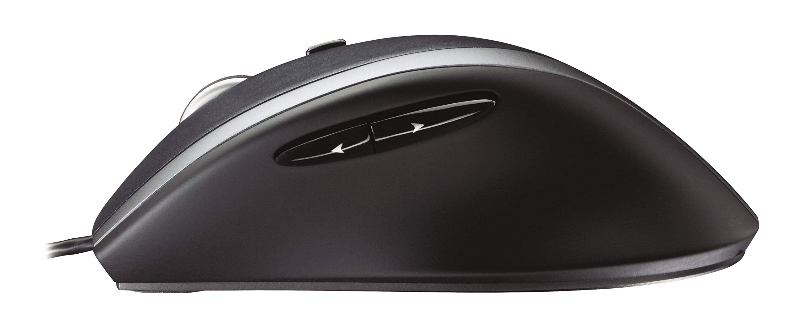 Logitech M500 Corded Mouse   Wired Usb Mouse For Computers And Laptops, With Hyper Fast Scrolling, Dark Gray