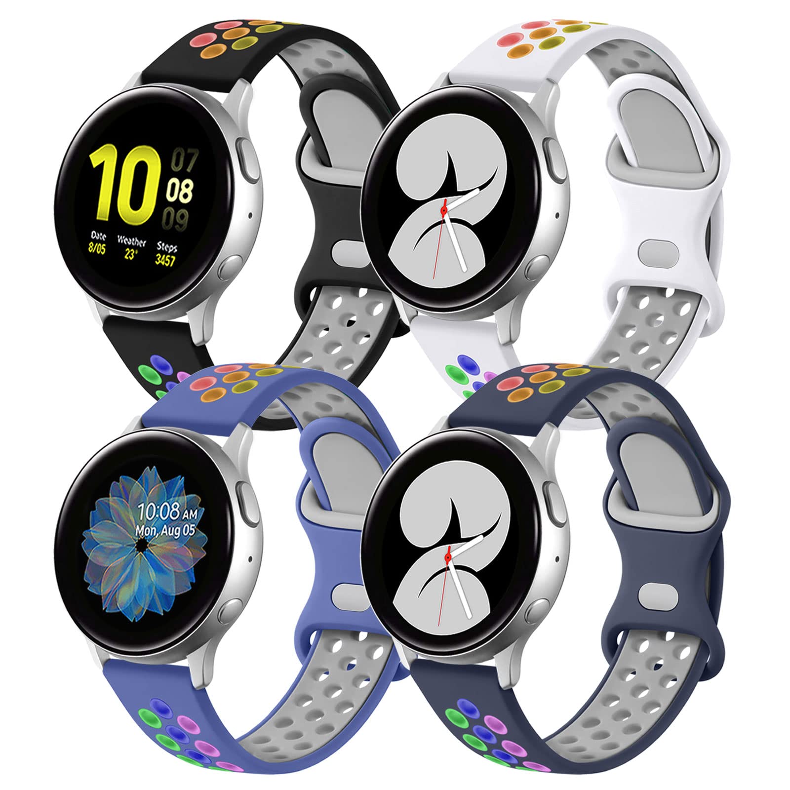 Lerobo Sport Loop Watch Band, Stainless Steel, Adjustable Size, Multi Color Selection, Unisex