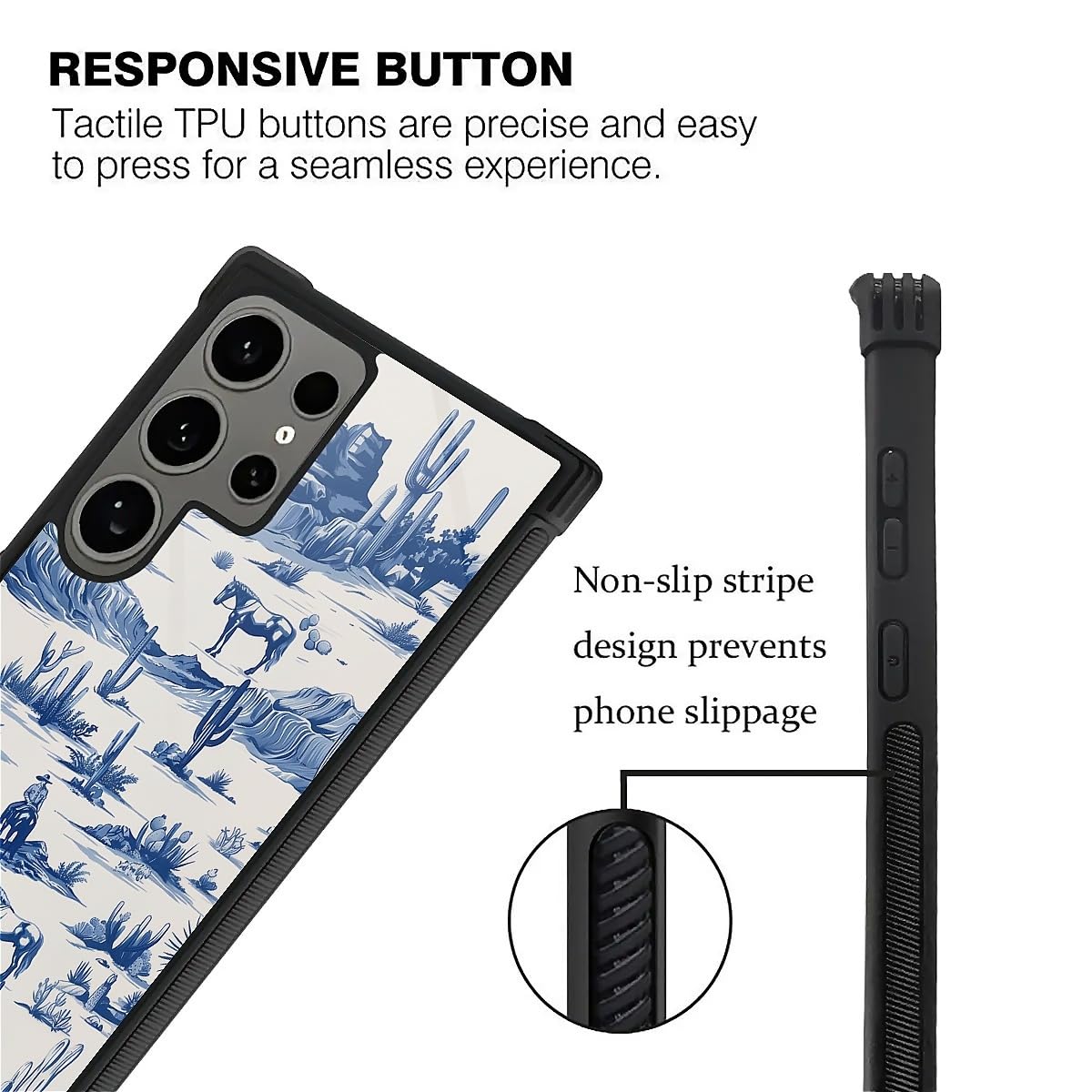 Fkbrcl4U For Samsung Galaxy S24 Ultra Case,Graphic Design For Girl Boy Soft Silicone Hard Acrylic Shock Protection Designed For