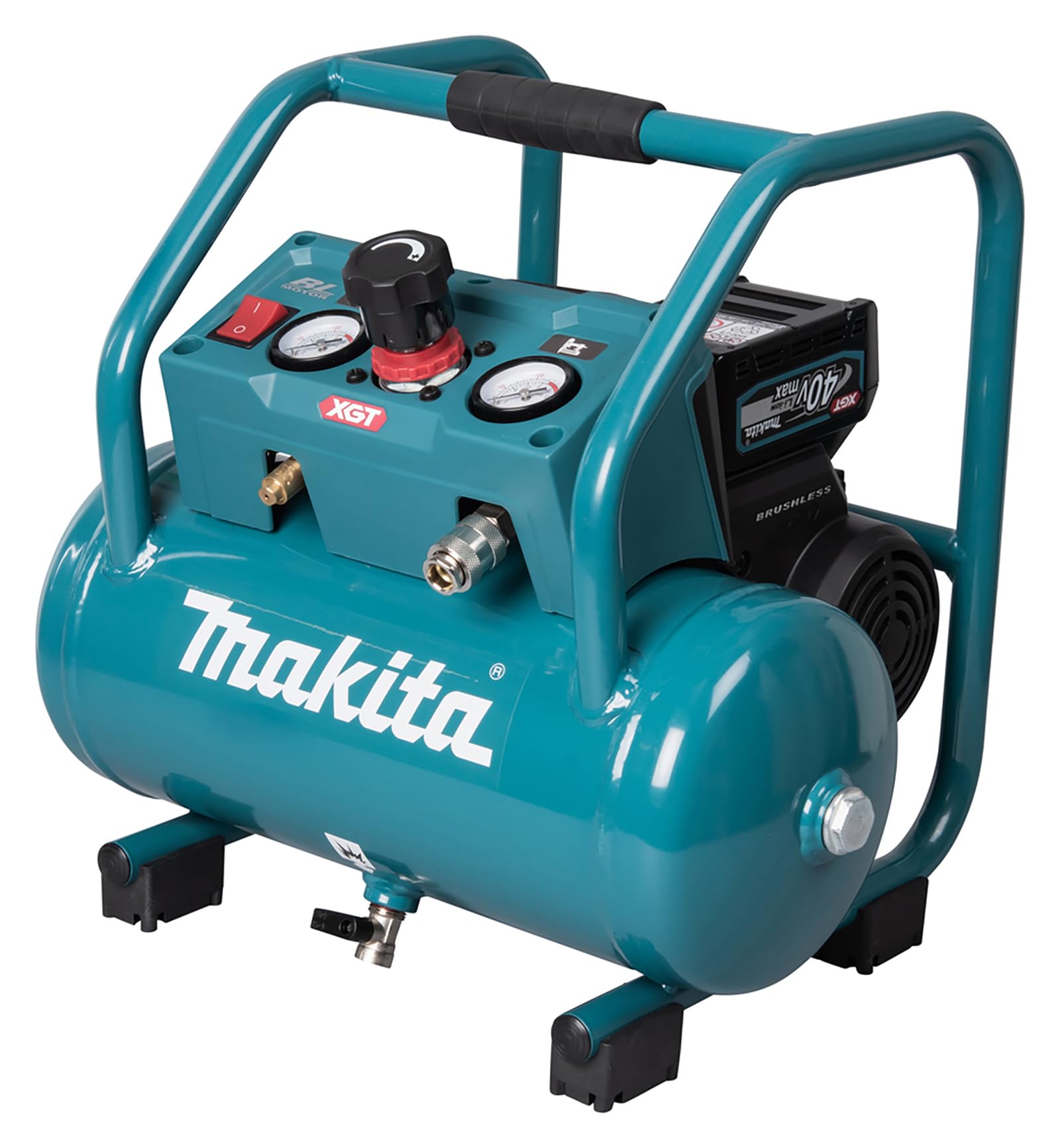 Makita Ac001Gz 40V Max Xgt Brushless Lithium Ion Cordless 2 Gallon Quiet Series Compressor (Tool Only)