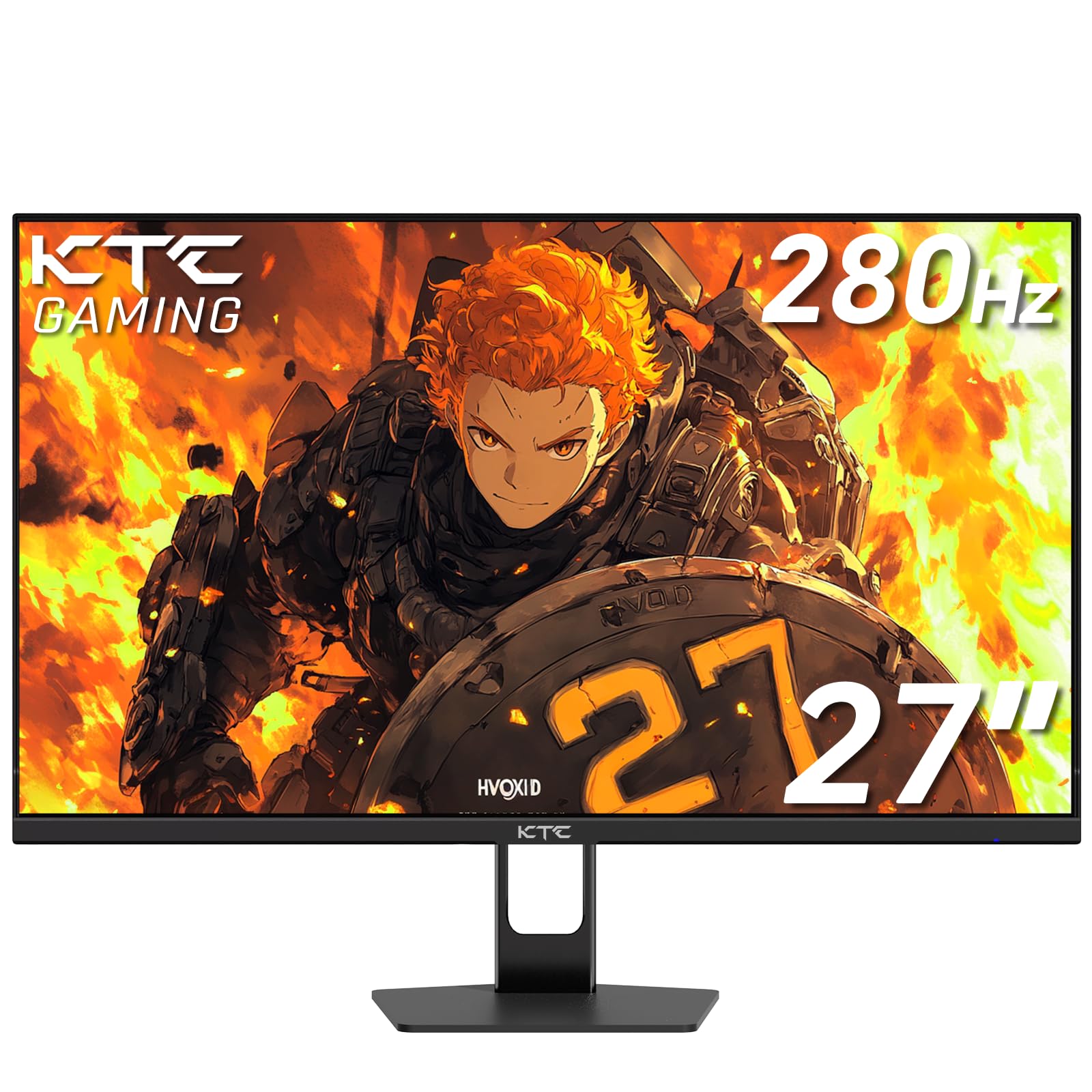 KTC 27 280Hz 240Hz Gaming Monitor 1ms GTG 350nits Fast VA 1080P Tilt 126% sRGB Adaptive Sync 4000:1 Contrast Ratio HDR Display