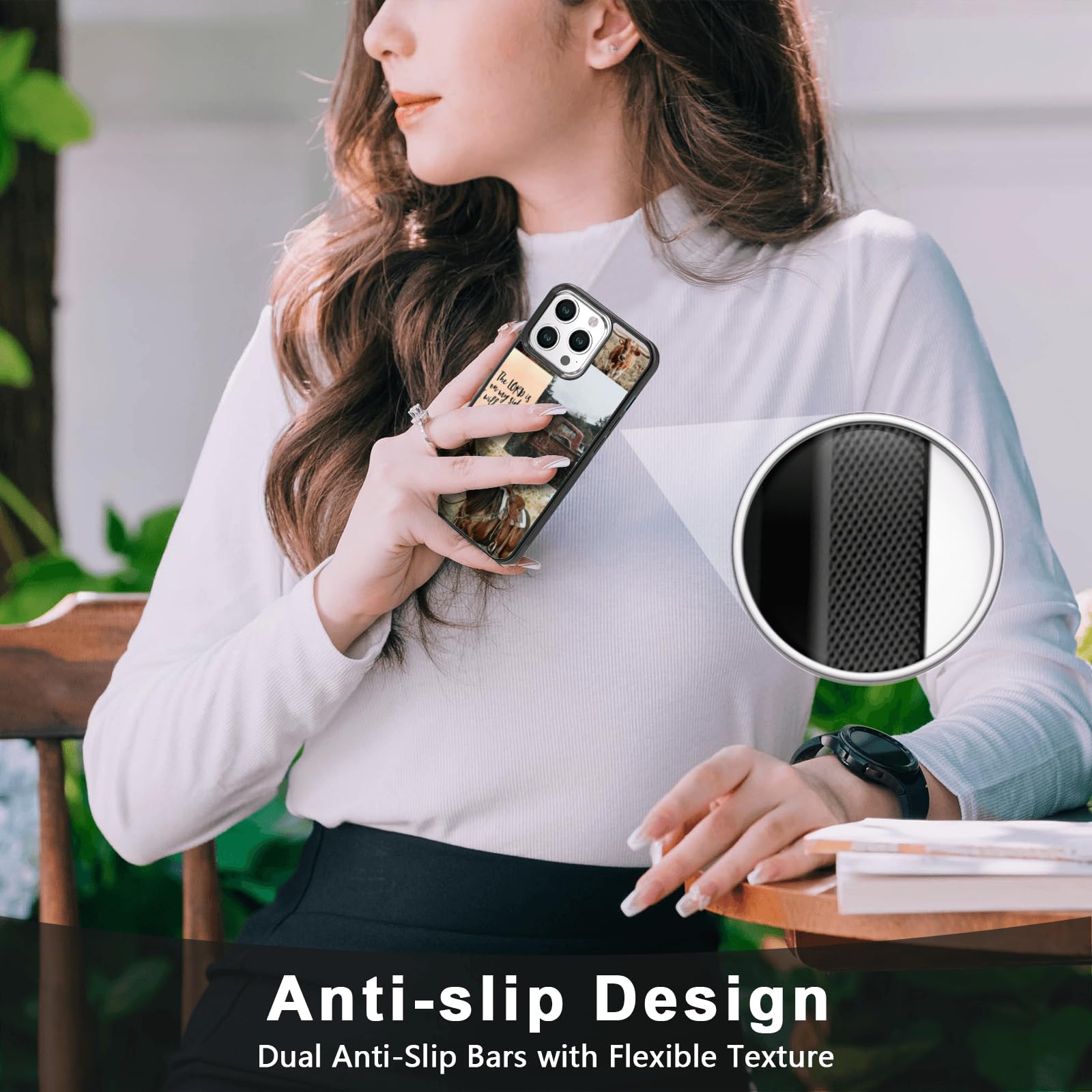 Traday Western Phone Case Compatible With Iphone 13 Pro Horse Phone Case