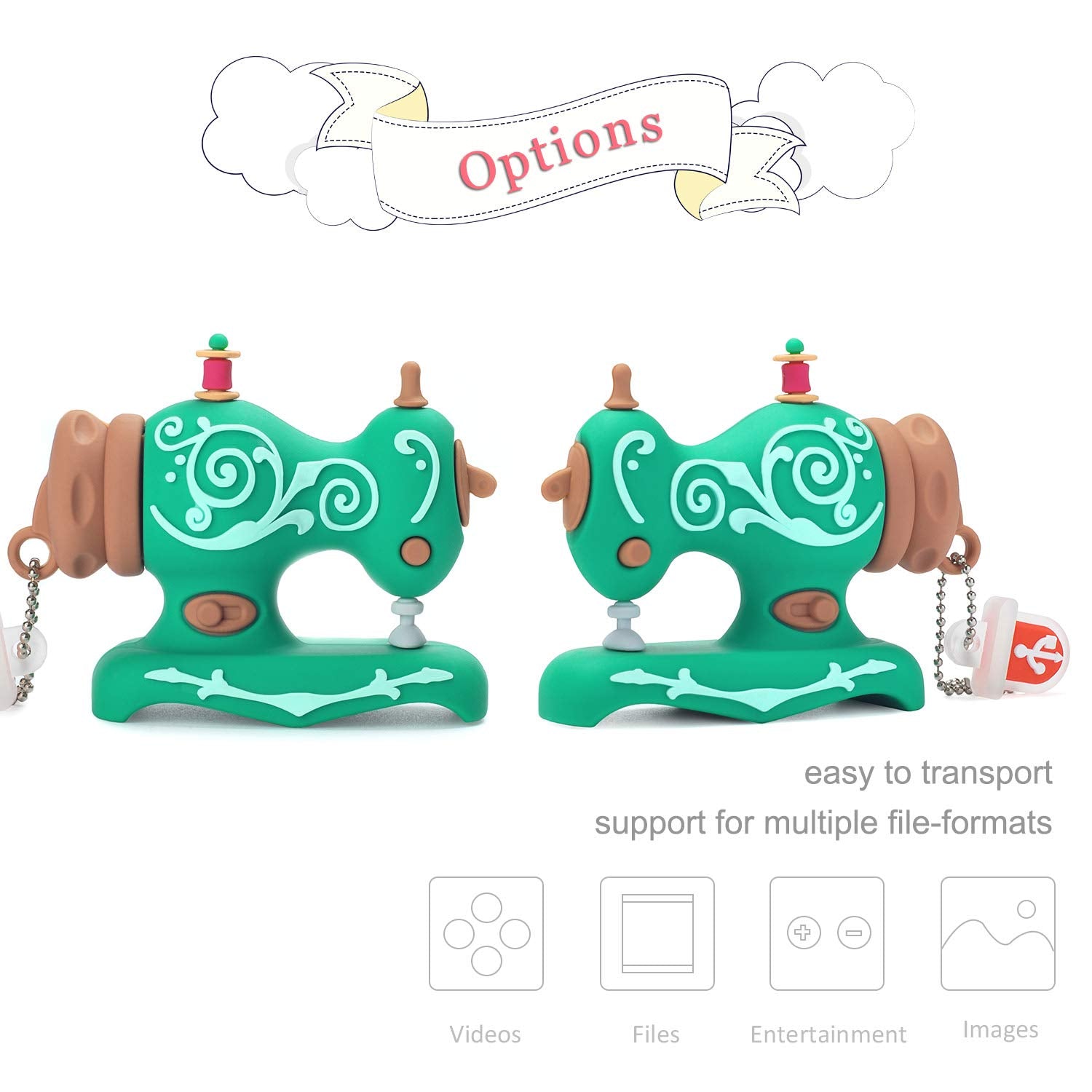 Embroidery Sewing Machine Flash Drive 32Gb Gift Usb Stick Data Storage Memory Stick Pendrive Seamstress Usb Drive