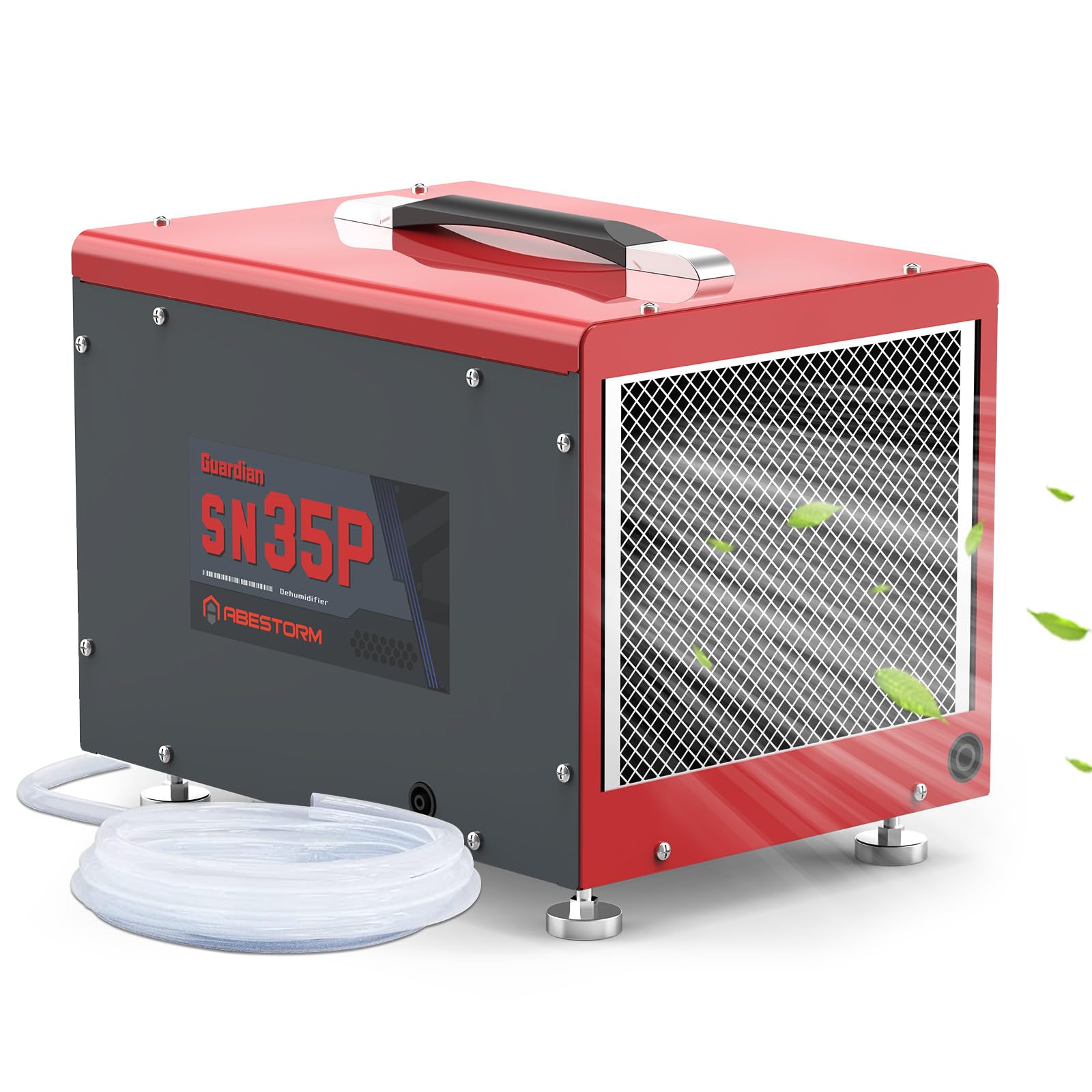 Abestorm Crawl Space Dehumidifiers with Pump and Hose, 70 PPD Compact Portable Commercial Dehumidifier Up to 1,000 sq. ft. Auto 