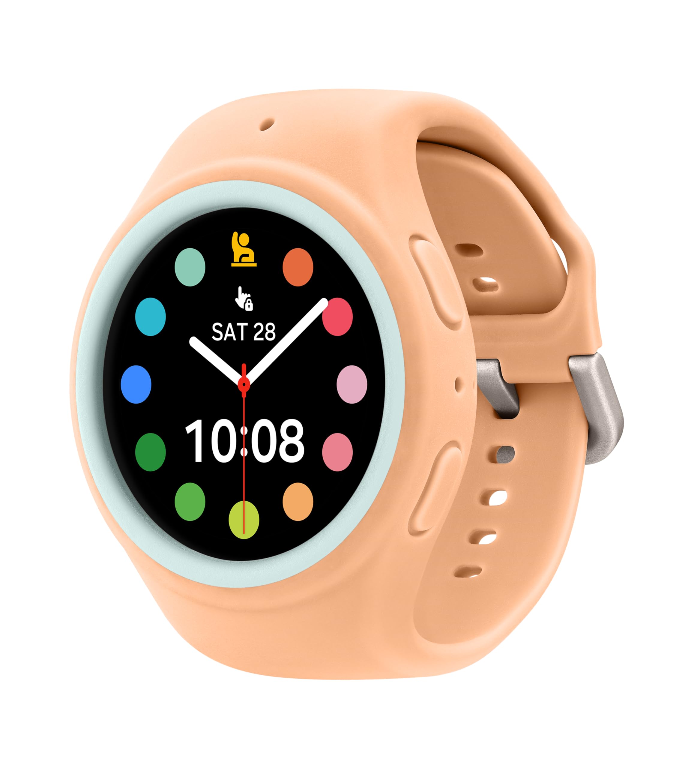 SAMSUNG Galaxy Watch Kids Band for Galaxy Watch 4/5/6/7/FE, Smartwatch Replacement Strap for Kids, Silicone Small, GP-TYL305AMBP