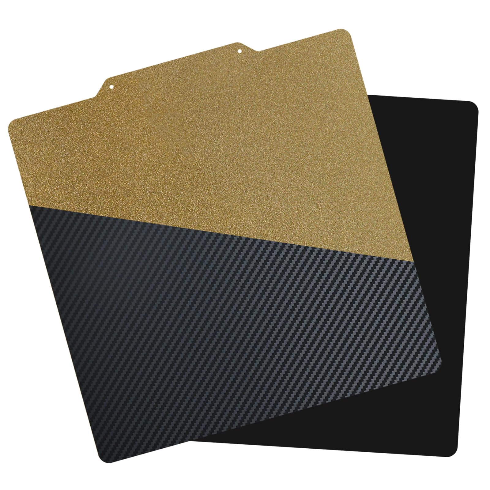 Ajoyib Textured Pei & Smooth Pet (Carbon Fiber Pattern) Print Bed Flexible Hot Bed Plate Compatible With Cr 10, Cr 10S Sidewinde