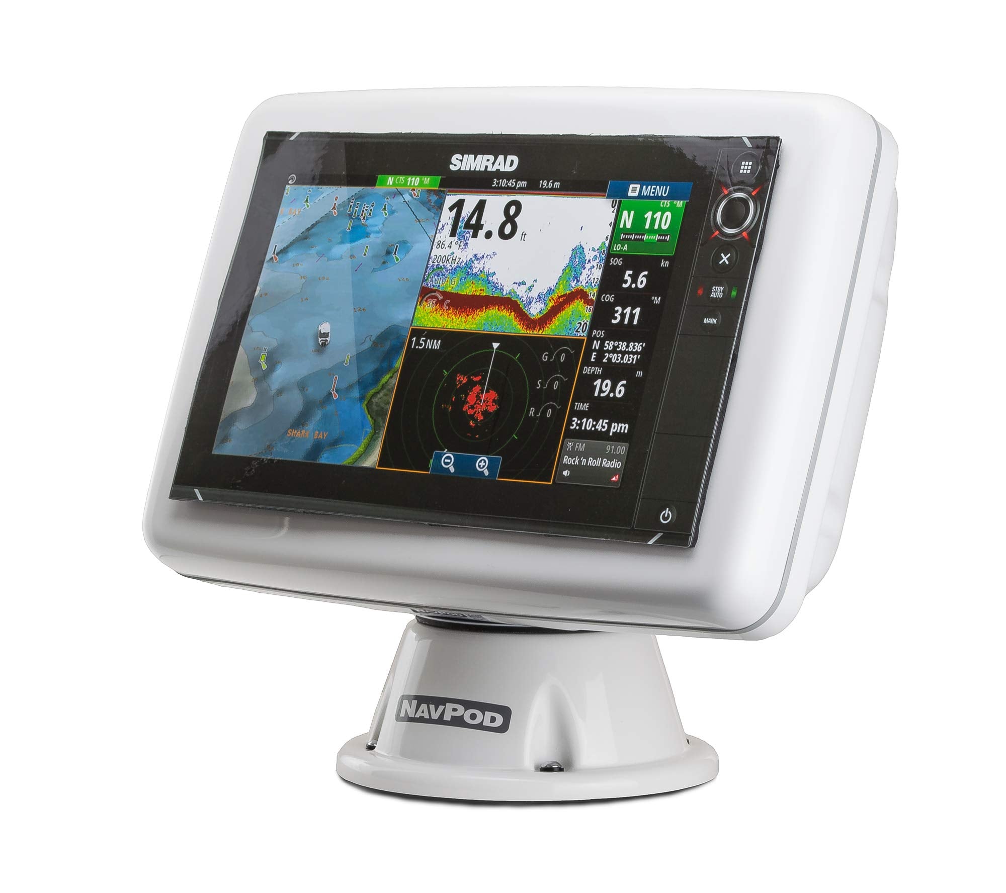 Navpod Pp5202 Powerpod Pre-Cut For Simrad Nss12 Evo2/B&G Zeus2 12,WBEEAB00UH1B1LO