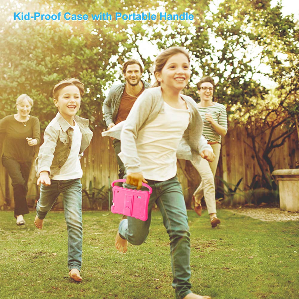 Kids Tablet 7 Inch Toddler Tablet For Kids Edition Tablet With Wifi Dual Camera Childrens Tablet For Toddlers 32Gb Android 10 Wi