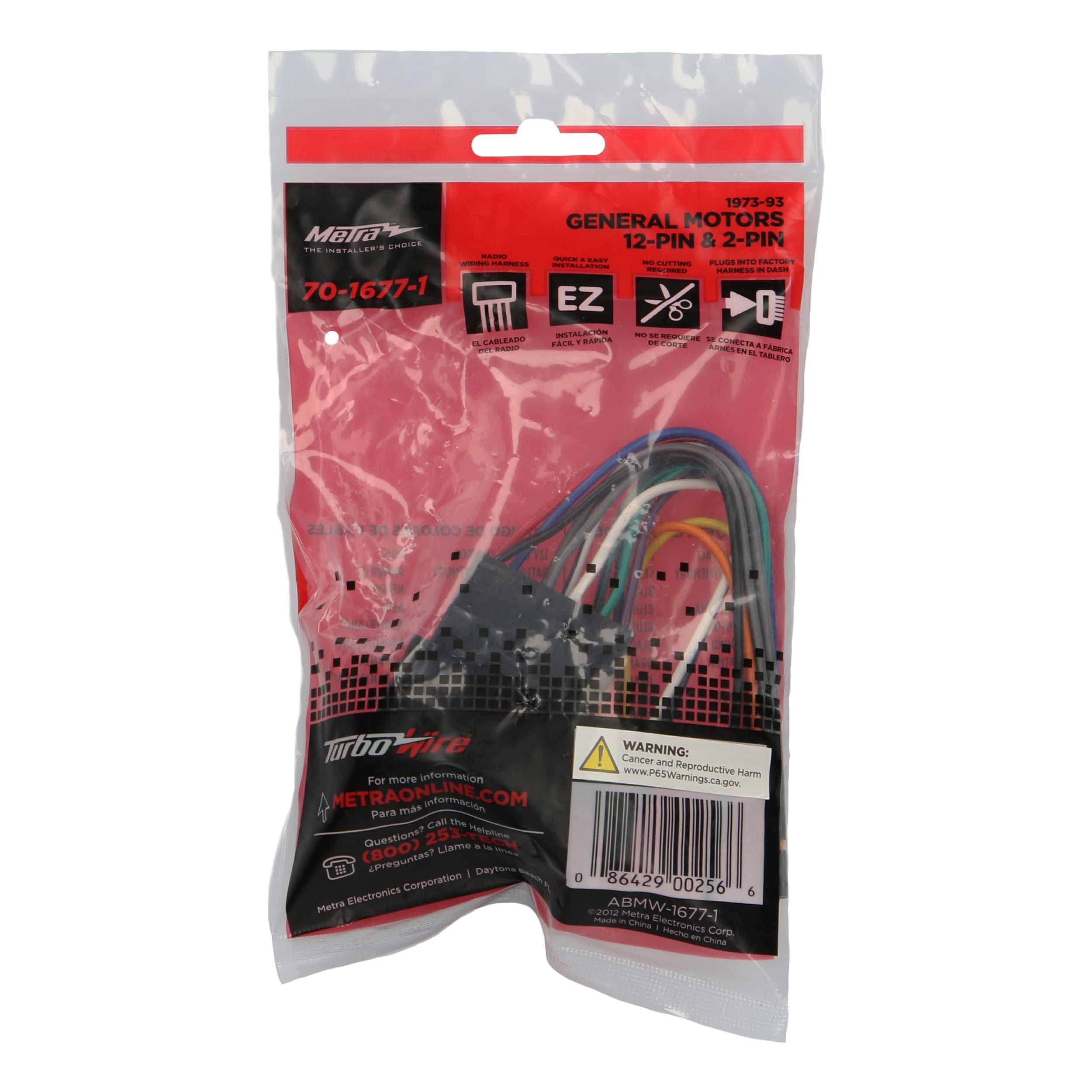 Metra Ltd 70 1677 1 78   91 Gm Vehicle Harness