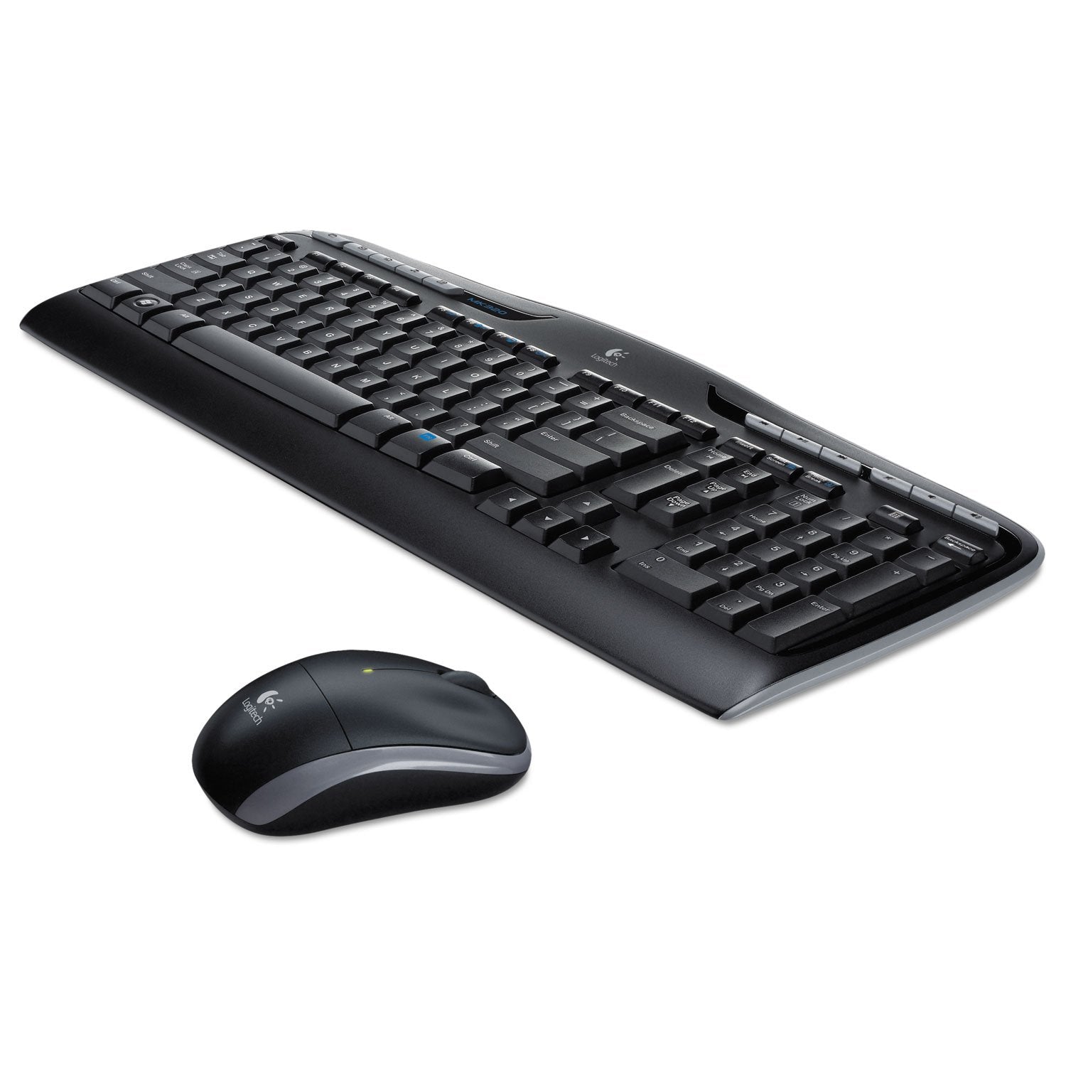 Logitech 920002836 Mk320 Wireless Desktop Set, Keyboard/Mouse, Usb, Black