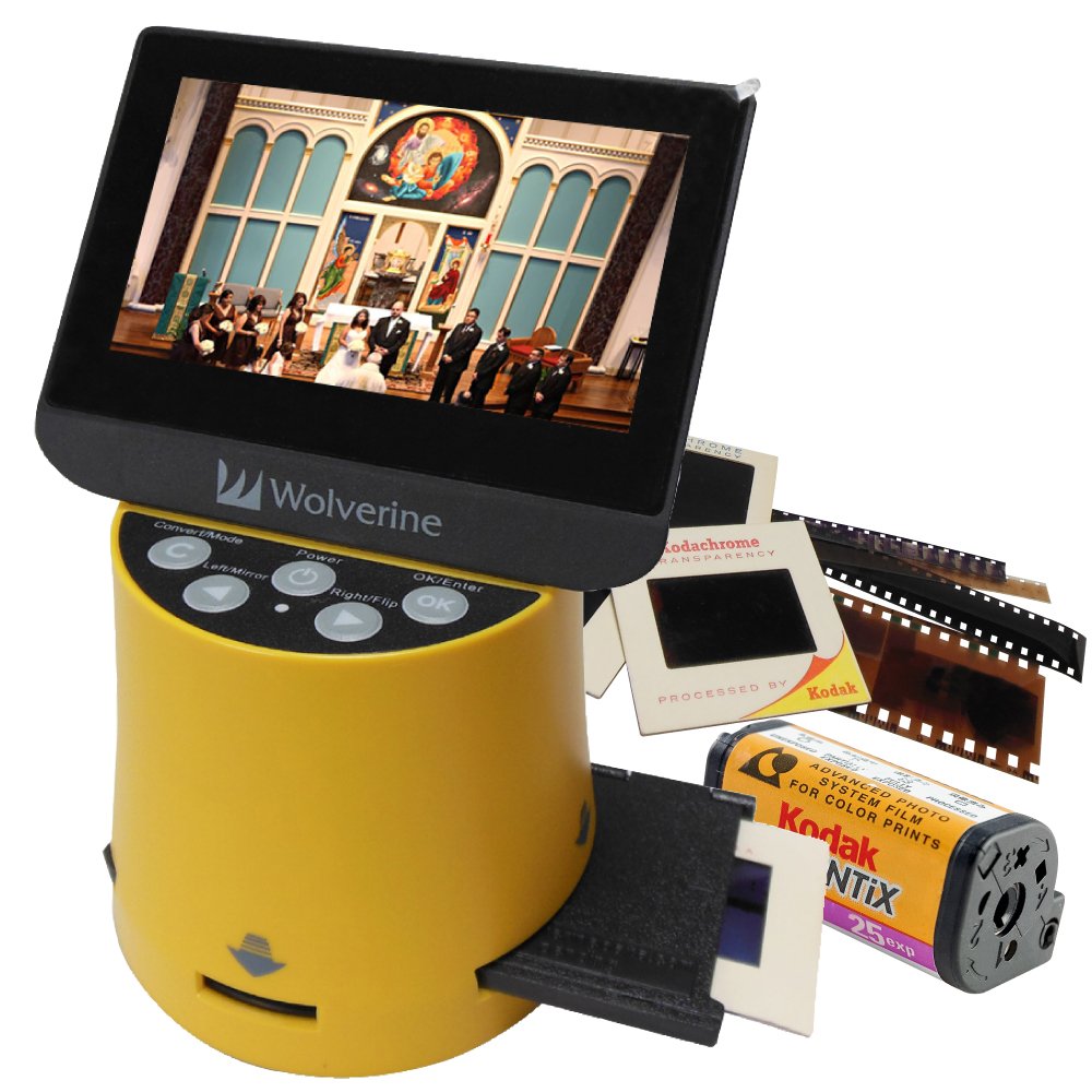 Wolverine Titan 8-in-1 High Resolution 35mm, 127, 126, 110 and APS Film to Digital Converter with 4.3 Screen and HDMI Output