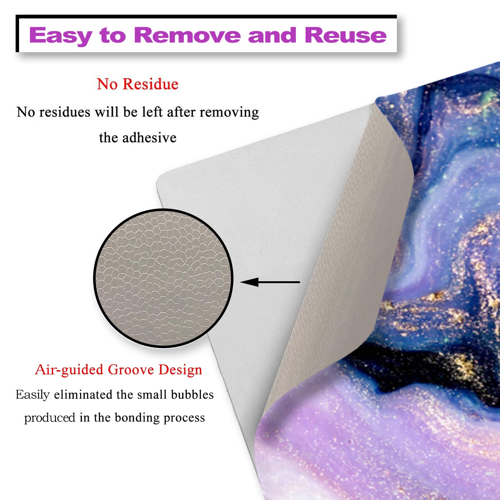 Artso Laptop Skin Sticker Decal,16.5    17    17.3 Inch Laptop Universal Netbook Pc Notebook Vinyl Reusable Skin Sticker Cover A