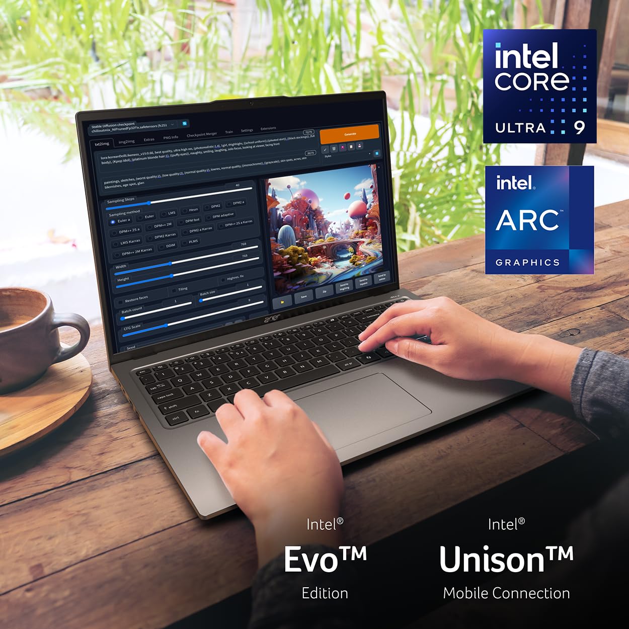 Acer Swift Go 16 Intel Evo Edition Laptop | 16'' 1920 X 1200 Touch Display | Unlock Ai Experiences | Intel Core Ultra 9 Processo