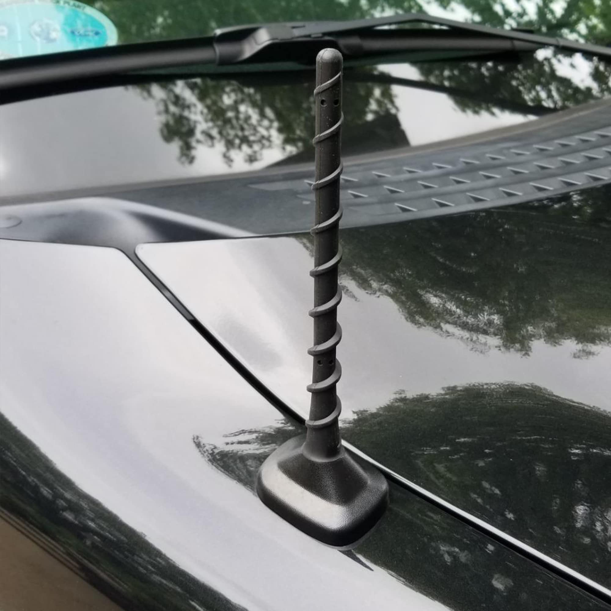 Truck Antenna For Dodge Ram 1500 Accessories 2009 2025, Short Dodge Ram 1500 2500 3500 Antenna Replacement, 7 Inch Spiral Car Radio Am Fm Dodge Ram 1500 Antenna Accessory