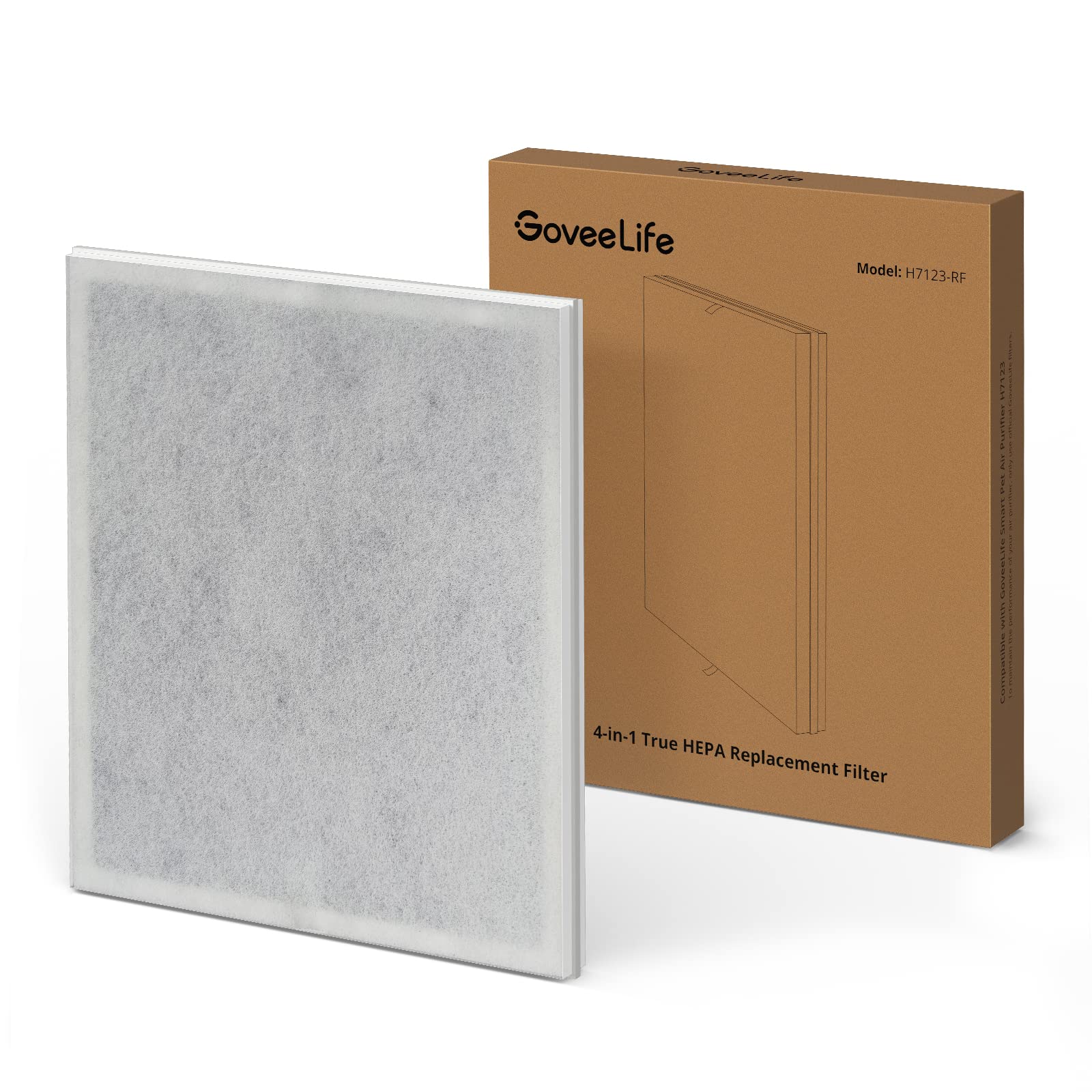 Goveelife Air Purifier Replacement Filter For H7123101, 4 Layers Of Defense, 2 Pack