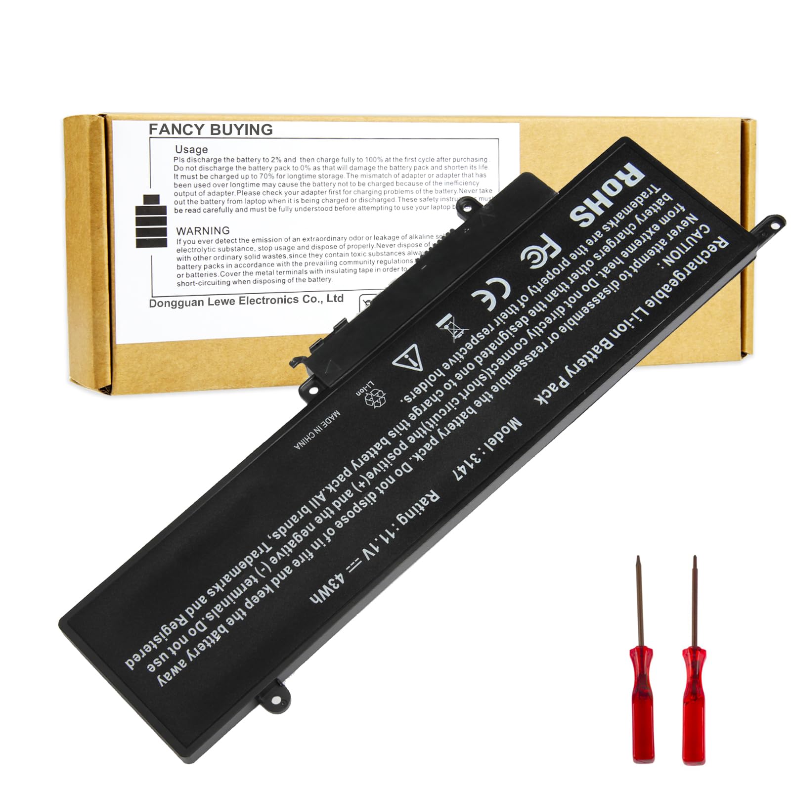 Gk5Ky Laptop Battery For Dell Inspiron 11 3000 3147 3148 3153 3152 3157 3158 15 7000 7558 7568 13 7353 7359 7347 7348 7352 92Nct