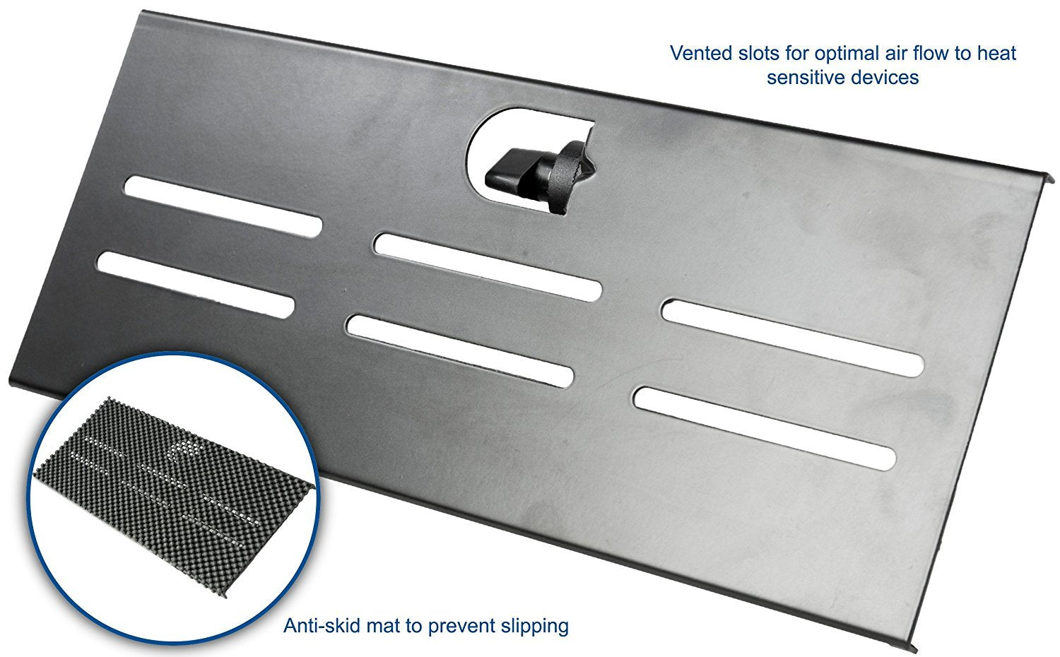 Mount Plus Mp-05-01 Top Shelf Tv Mounting Bracket 12-Inch Wide Platform | Holds Speaker, Streaming Device | Made For Apple Tv An