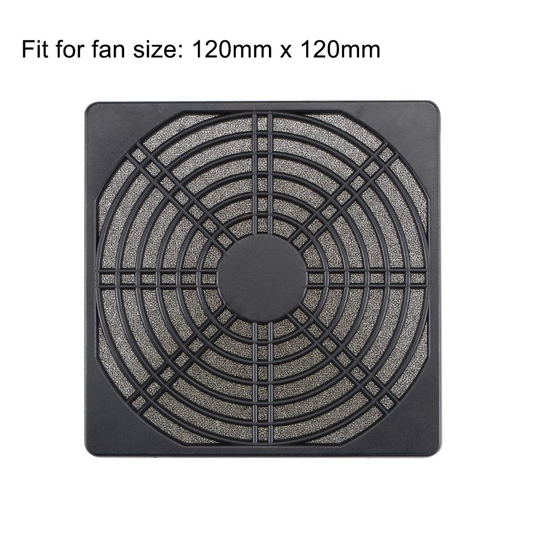 Uxcell Cooling Fan Dustproof Screen Pvc For 120Mm X 120Mm Case Computer Pack Of 2