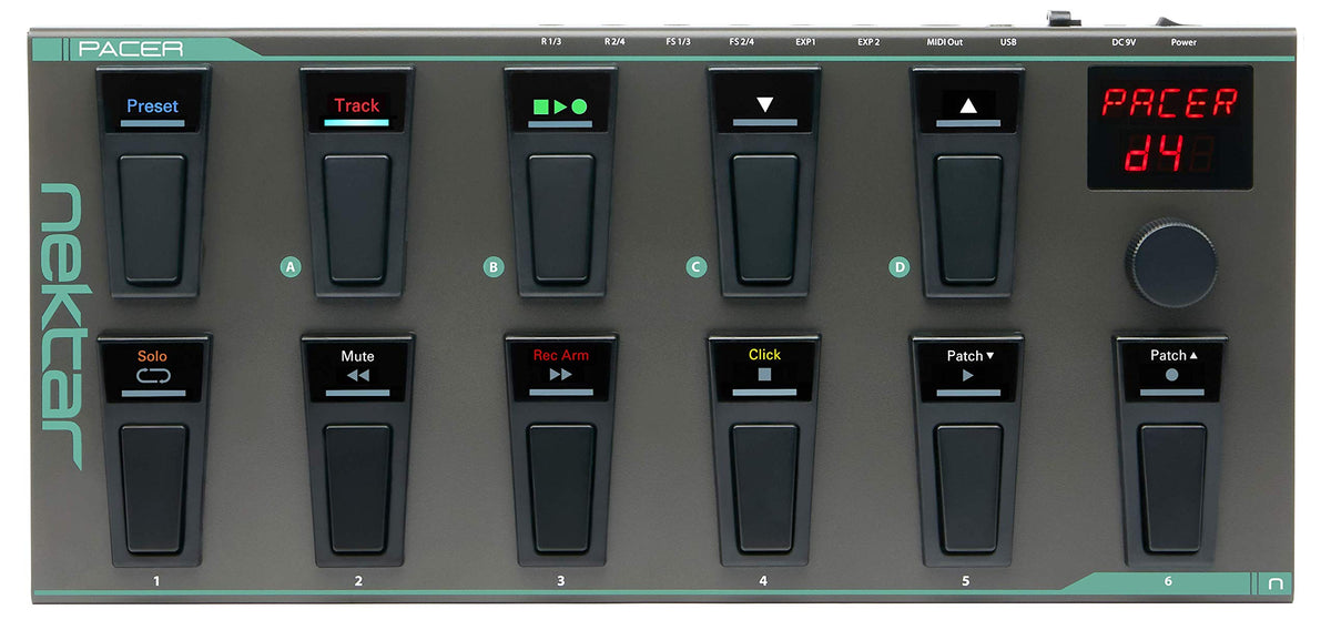 Nektar Pacer MIDI Foot Controller, Multi