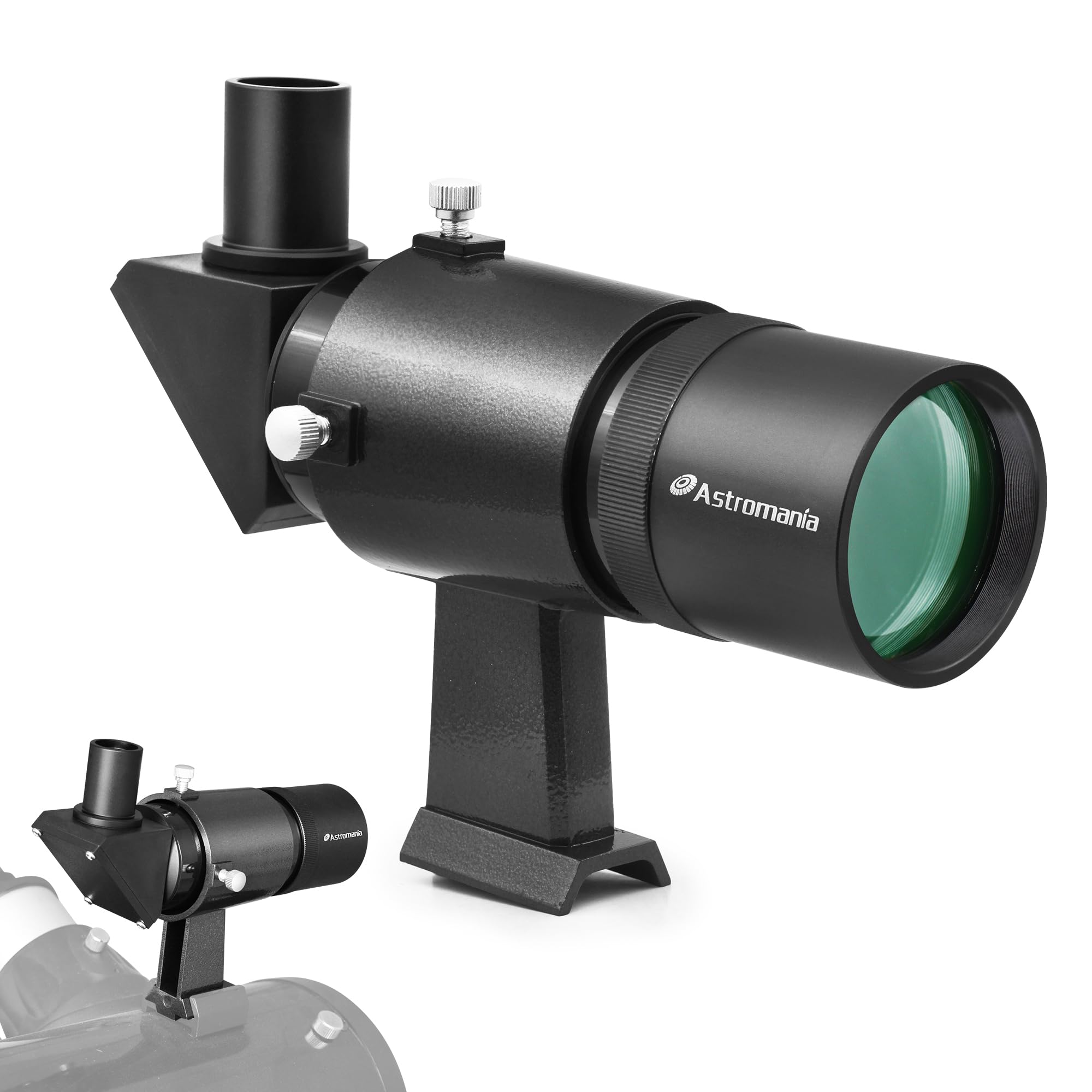 Astromania 9X50 Angled Finder Scope, Black   You Will No Longer Need To Strain Your Neck At Difficult Angles And Are Also Able T