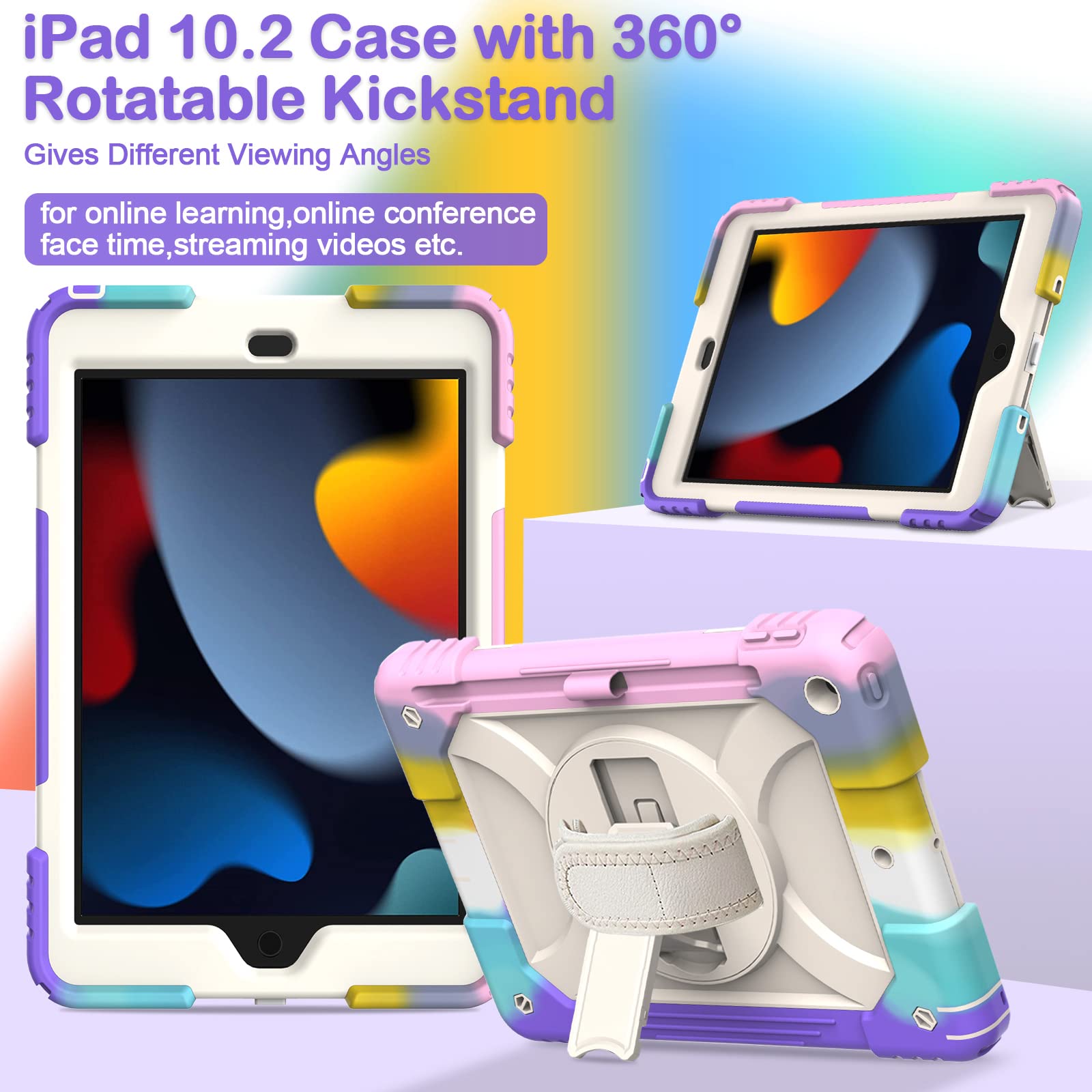 Ltrop Ipad 9Th Generation Case, Ipad 10.2 Case(2021/2020/2019), Ipad 8 ...