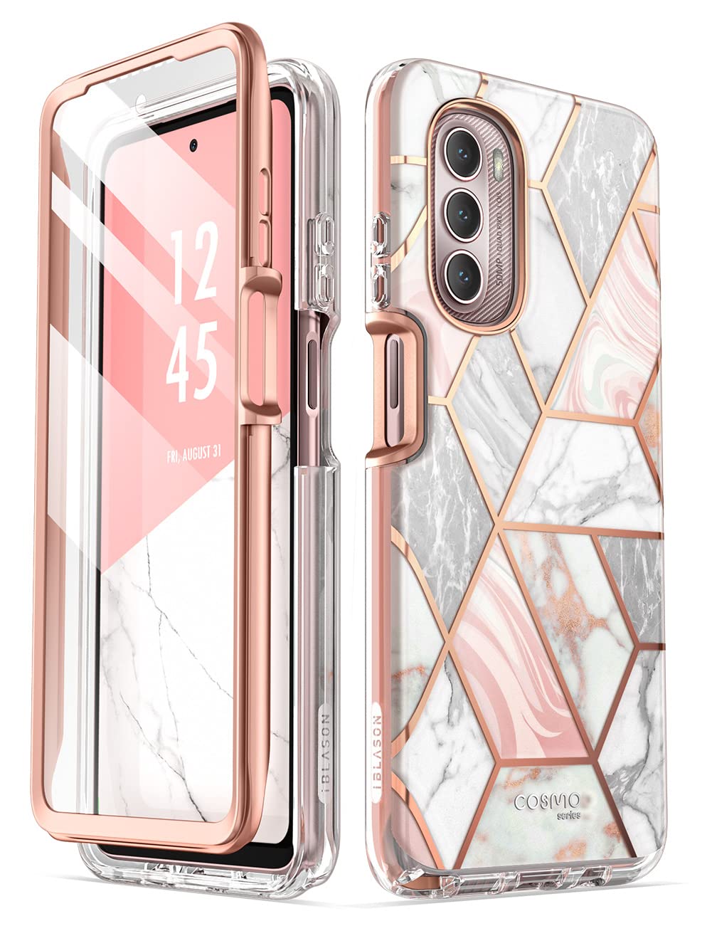 I Blason Cosmo Series Designed For Moto G Stylus 5G Case (2022) [Not For 4G Version& 2020/2021 Version], Slim Stylish Protective
