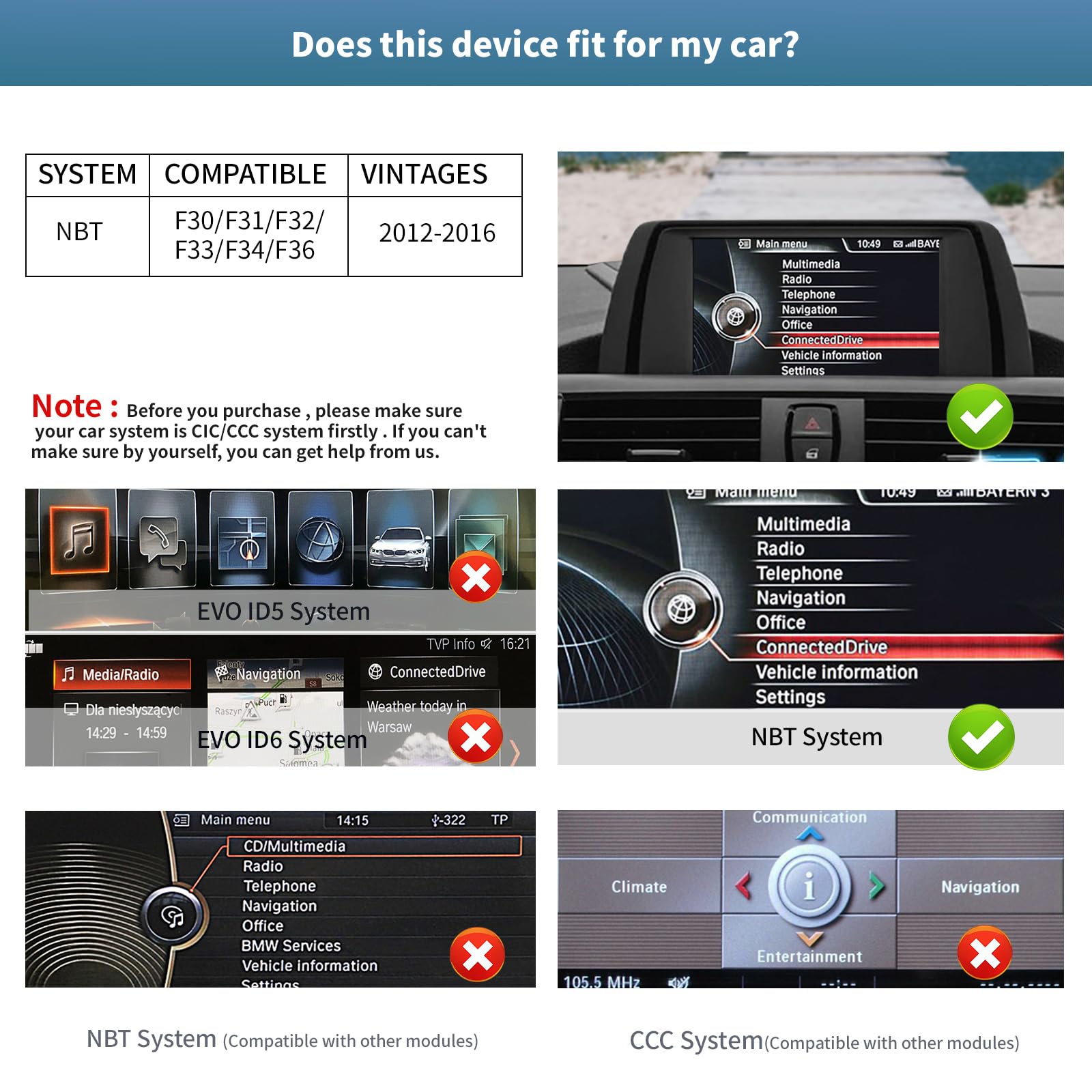 Autoabc Wireless Carplay/Android Auto 10.25'' Touchscreen Multimedia Radio Receiver For Bmw 3 4 Serie F30/F31/F32/F33/F34/F36 20