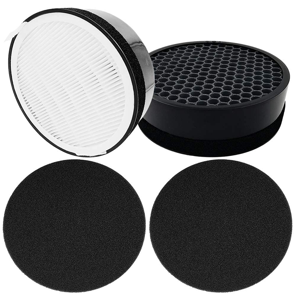 Dttery 2 Set Lv H132 Air Purifier Replacement Filter, True Hepa Filter, Lv H132 Rf, Compatible With Levoit Lv H132 Air Purifier