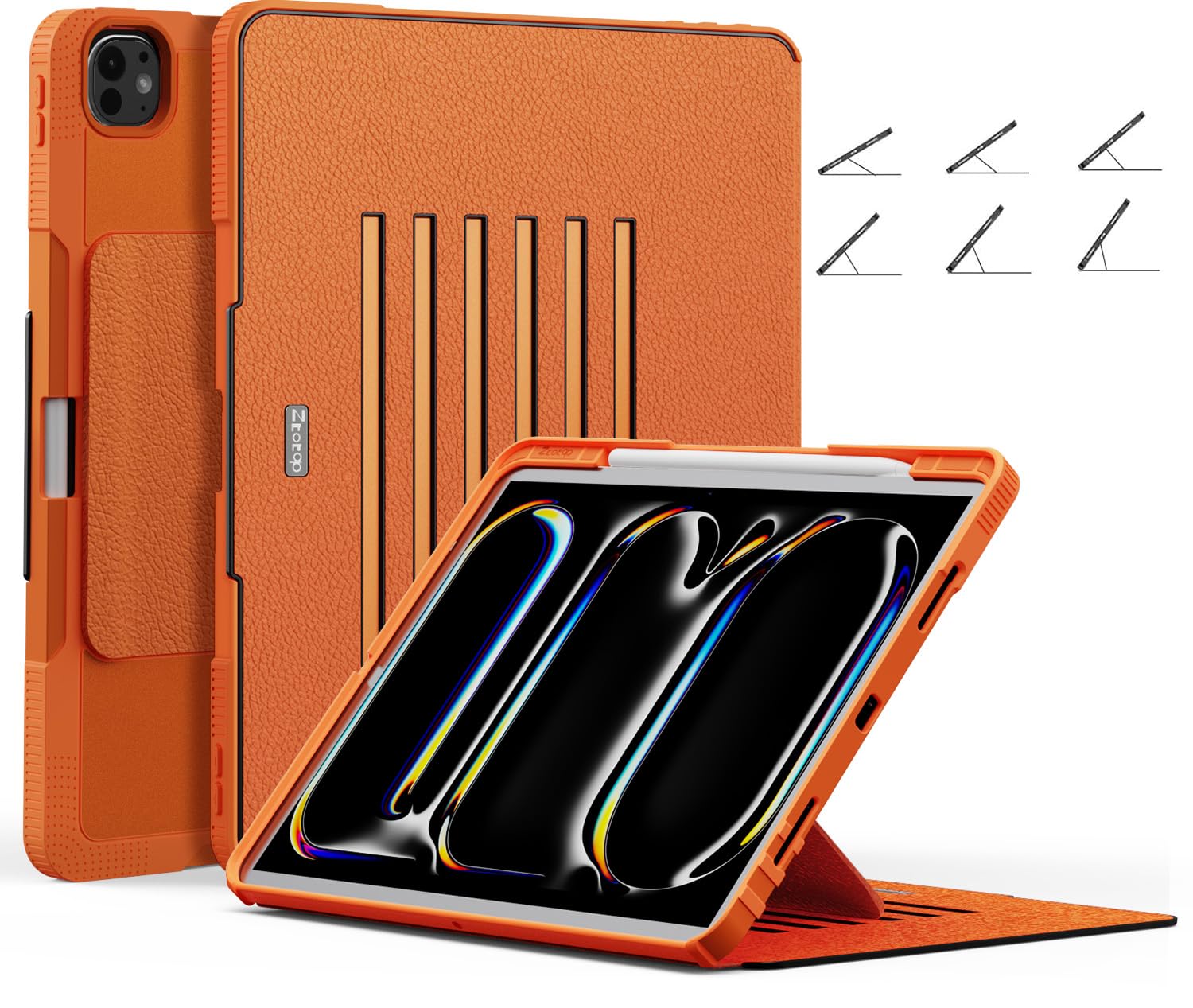 Ztotopcases For New Ipad Pro 12.9 Inch Case 2022/2021/2020 6Th/5Th/4Th Generation, [6 Magnetic Stand] Full Protective Cover For