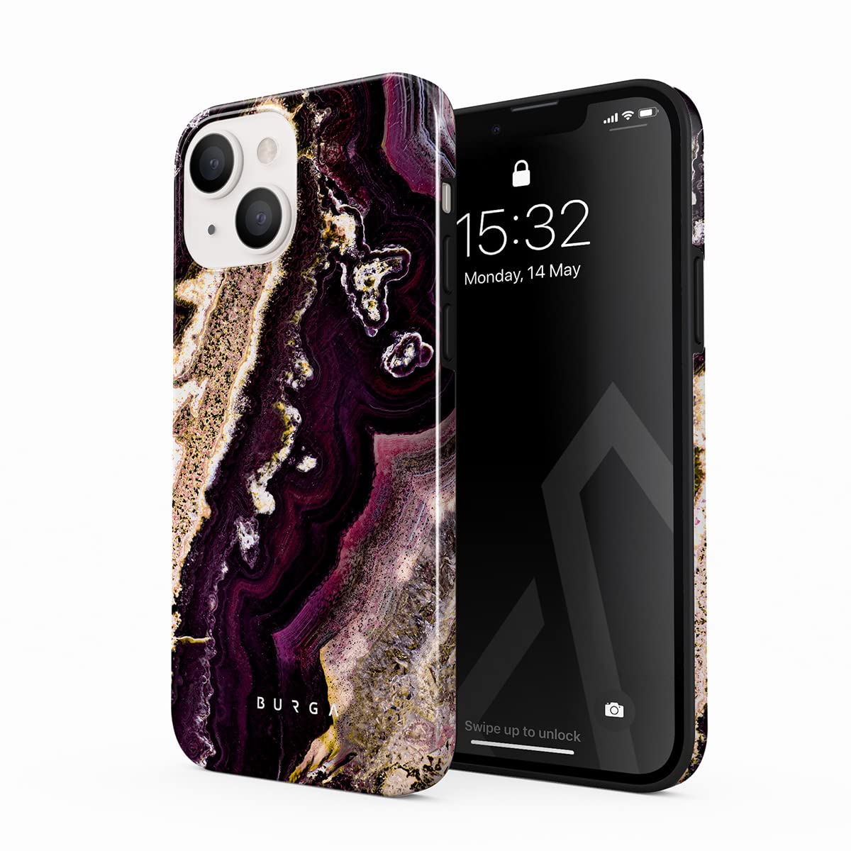 Burga Case For Iphone 14   Max Protective, Cute, Aesthetic, Trendy, Pattern Phone Cover, Fall Collection   Fits Apple Iphone 14