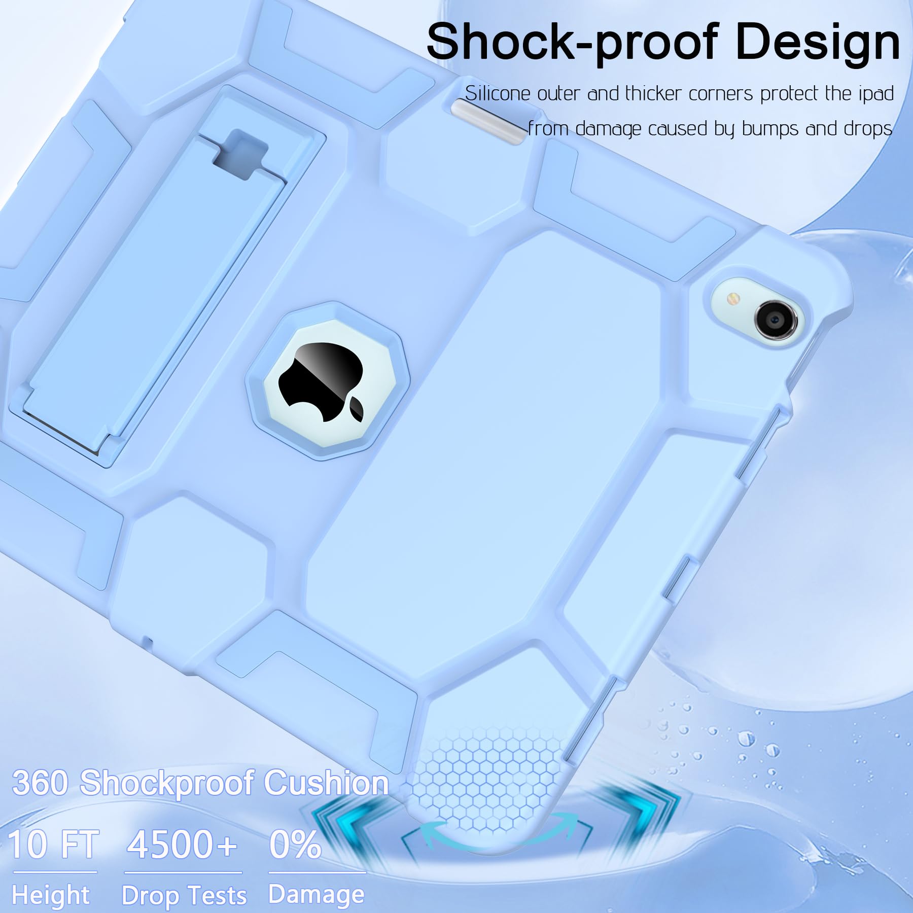 Ccmao Case For New Ipad Air 13 Inch Case M2 2024, Ipad Air 13 Inch Case With Kickstand And Pencil Holder,Heavy Duty Shockproof P