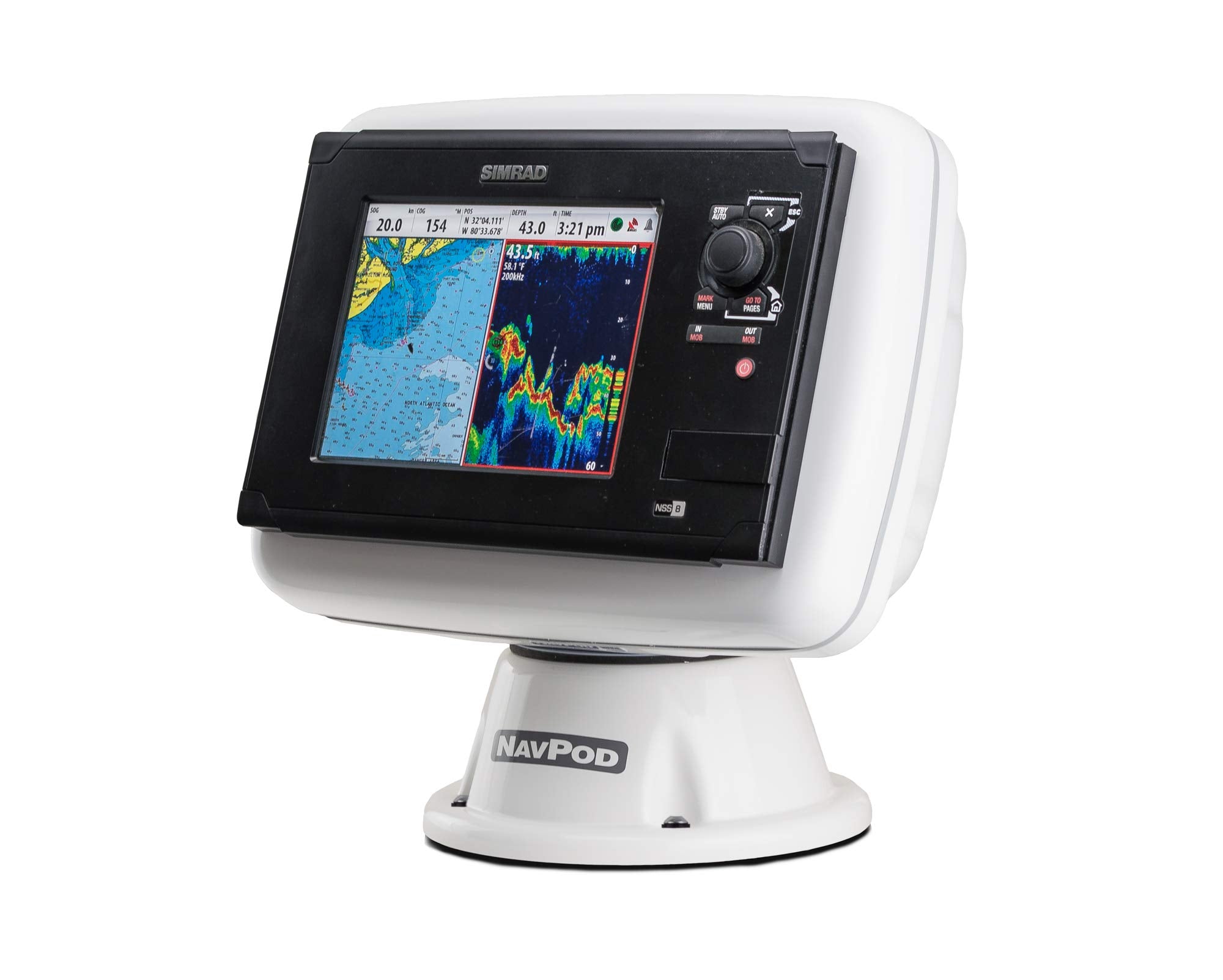 Navpod Pp4808 Powerpod Pre-Cut For Simrad Nss8/B&G Zeus Touch 8,WBEEAB000OTKYMQ