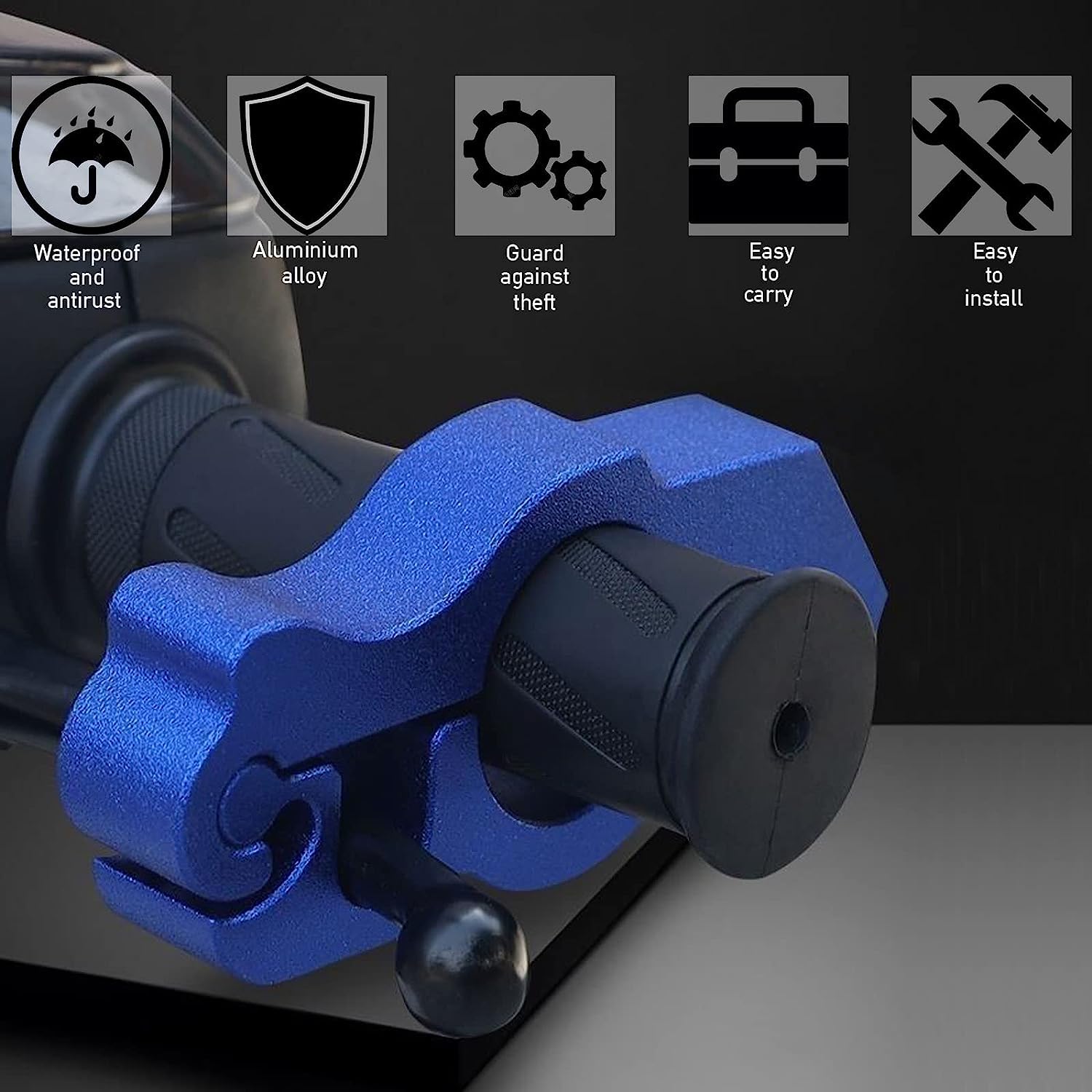 Motorcycle Locks Anti Theft Handlebar   Motorcycle Lock Heavy Duty For Grip Lock Brake Locks Anti Theft Motorcycle Locks Front B