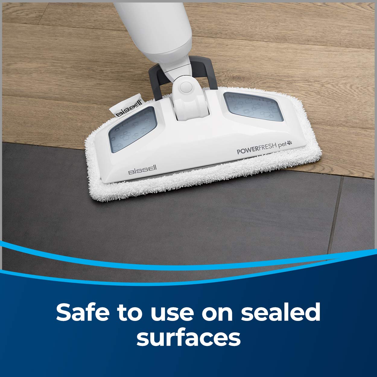 Bissell Powerfresh Pet Steam Mop, 19404, Purple