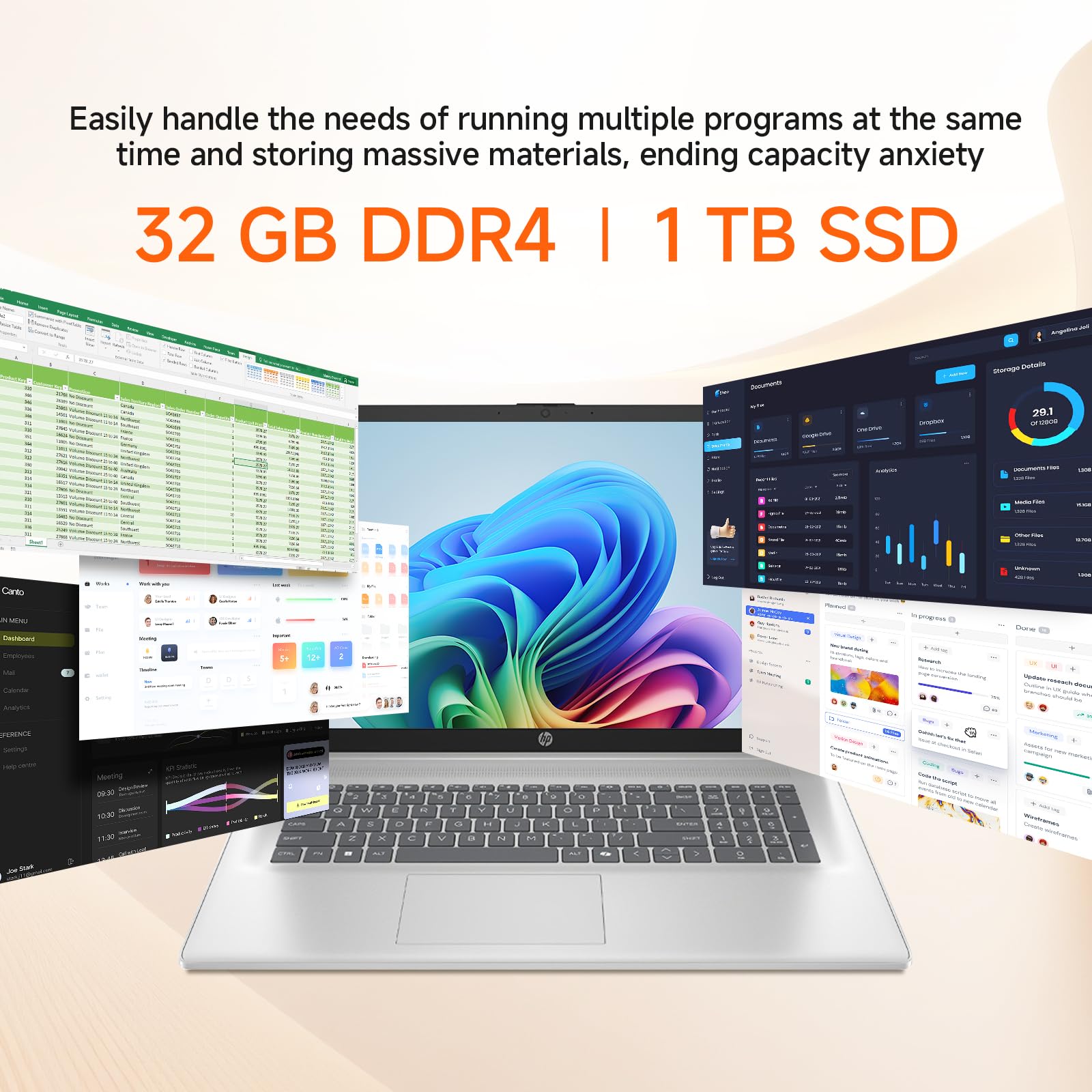 Hp 17.3 Inch Touchscreen Laptop, Intel Ultra 7 255U 12-Core(Beat Ultra 7 155H), 32 Gb Ddr5, 1 Tb Ssd, Hd+ 250 Nit Display, Copil