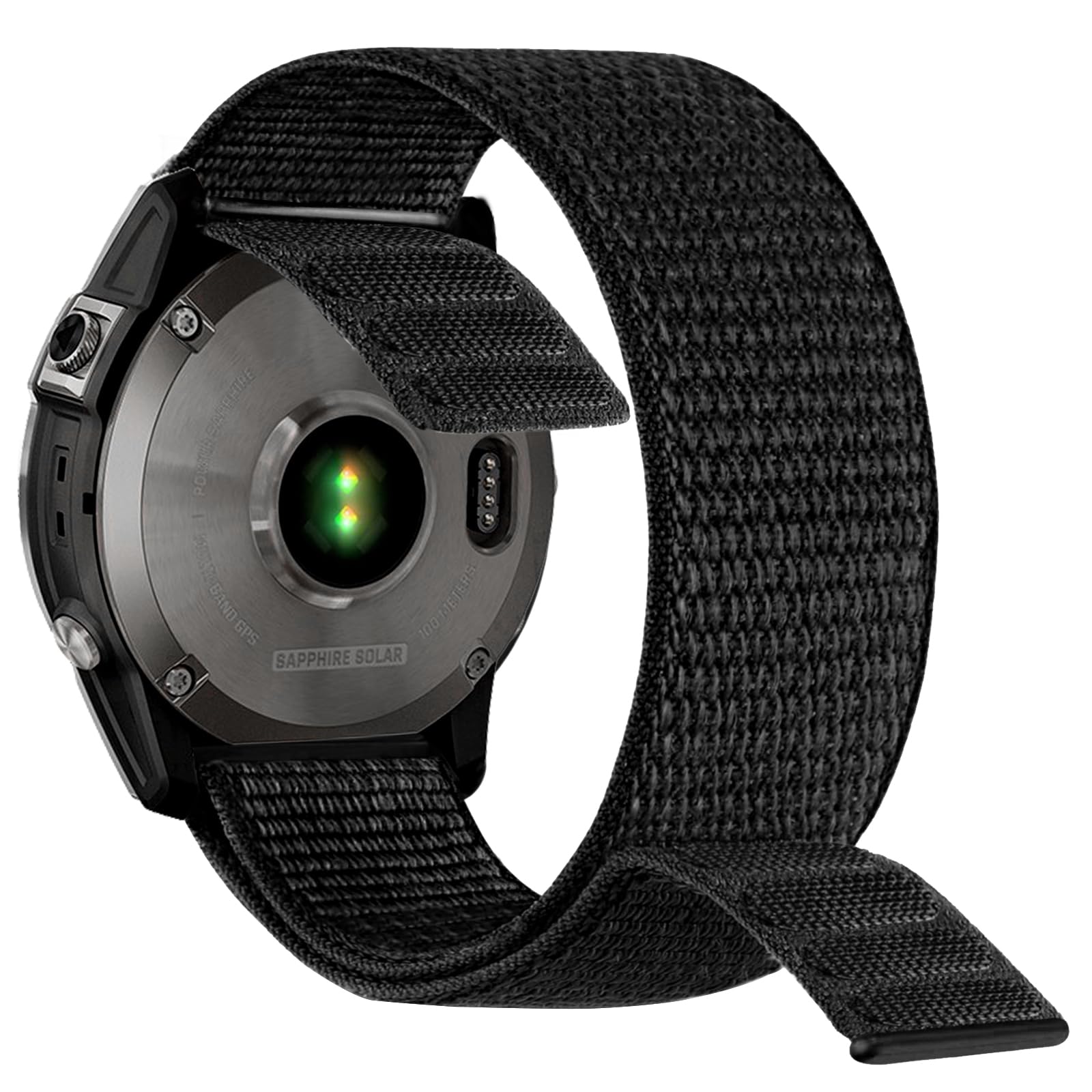 Abanen Hook And Loop Quick Dry 20Mm Watch Band For Fenix 7S / Fenix 6S / Fenix 5S / Instinct 2S, Woven Nylon Ultralight Sport Wr