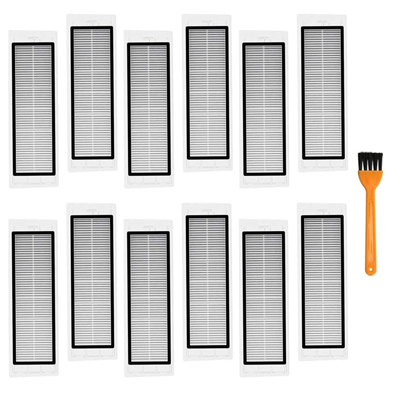 Stylishclean 12 Pack Filters Replacements Compatible For Roborock S6 Maxv, S6, S6 Pure, S5, S5 Max, S4 Max, S4, E5, E4, E20, E25