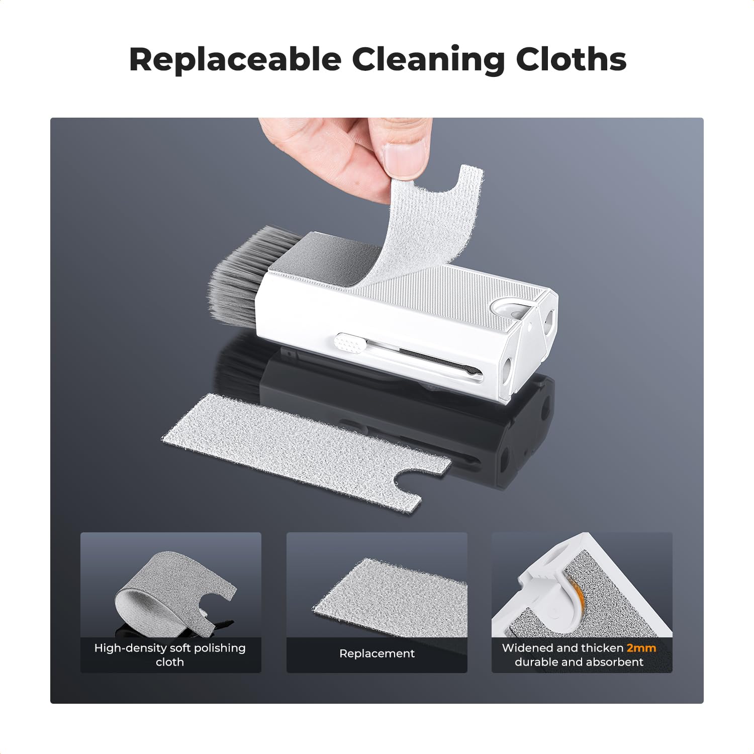 K&F Concept 8 In 1 Airpods Electronic Cleaning Kit Keyboard Laptop Cleaner, Multifunctional Cleaning Tool For Iphone Airpods Mac