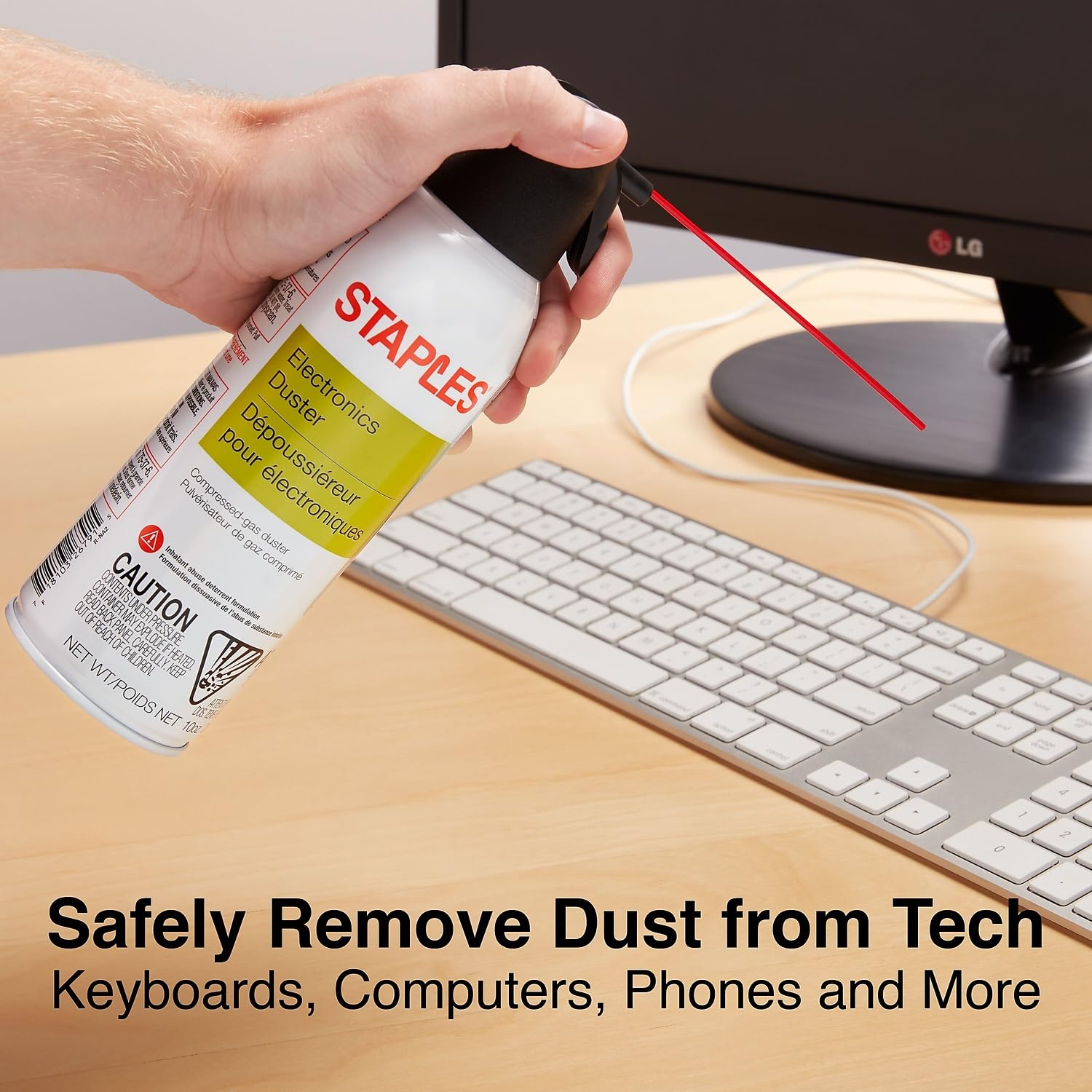 Staples Electronics Air Duster, 10 Oz., 2/Pack (Spl10Enfr-2)