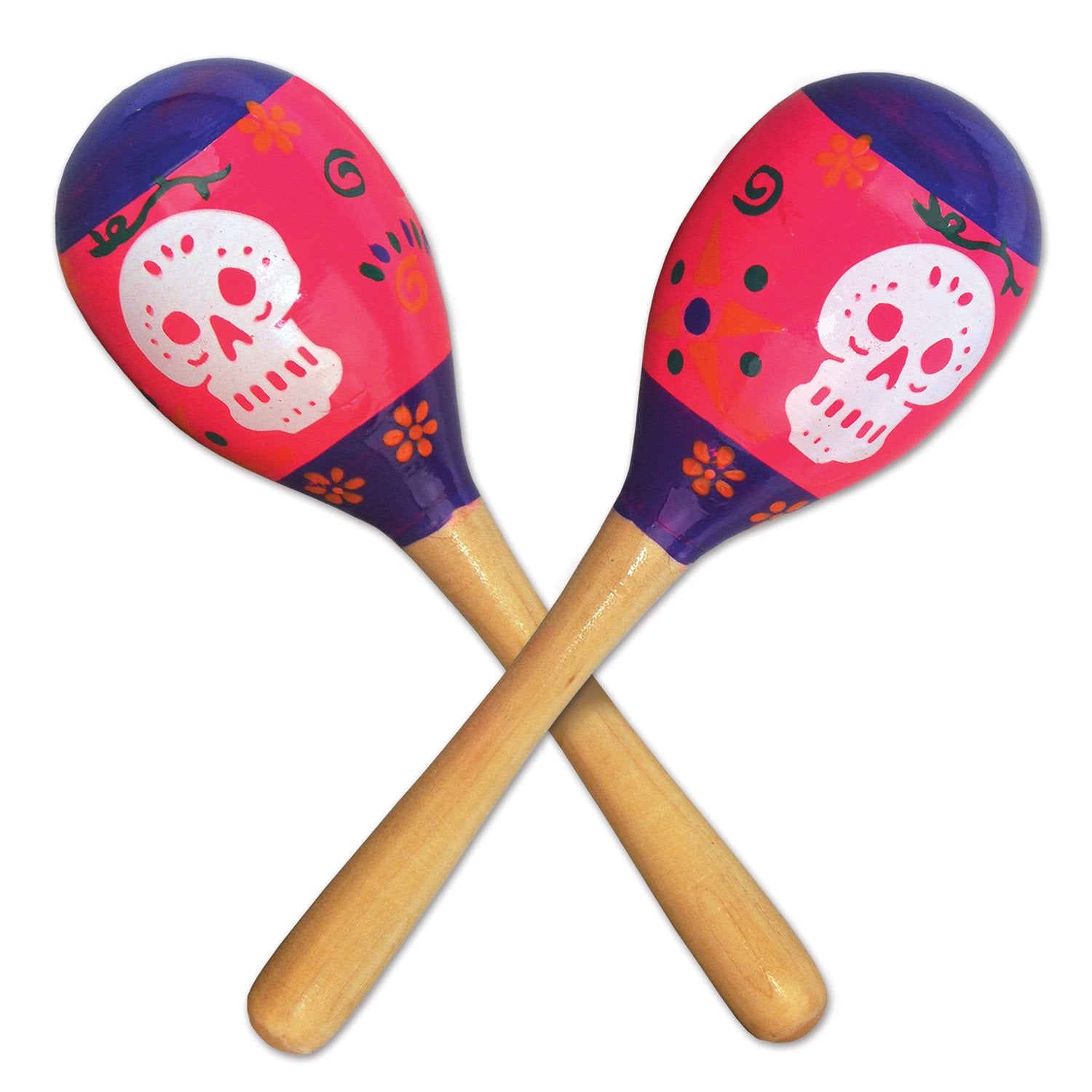 Beistle Day of The Dead Maracas