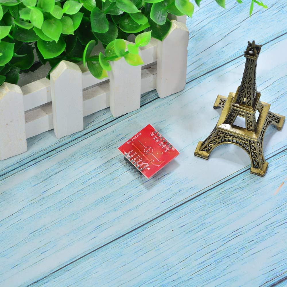 Comimark 2Pcs Tlp281 4 Channel Opto Isolator Ic Module For Expansion Board C4K2